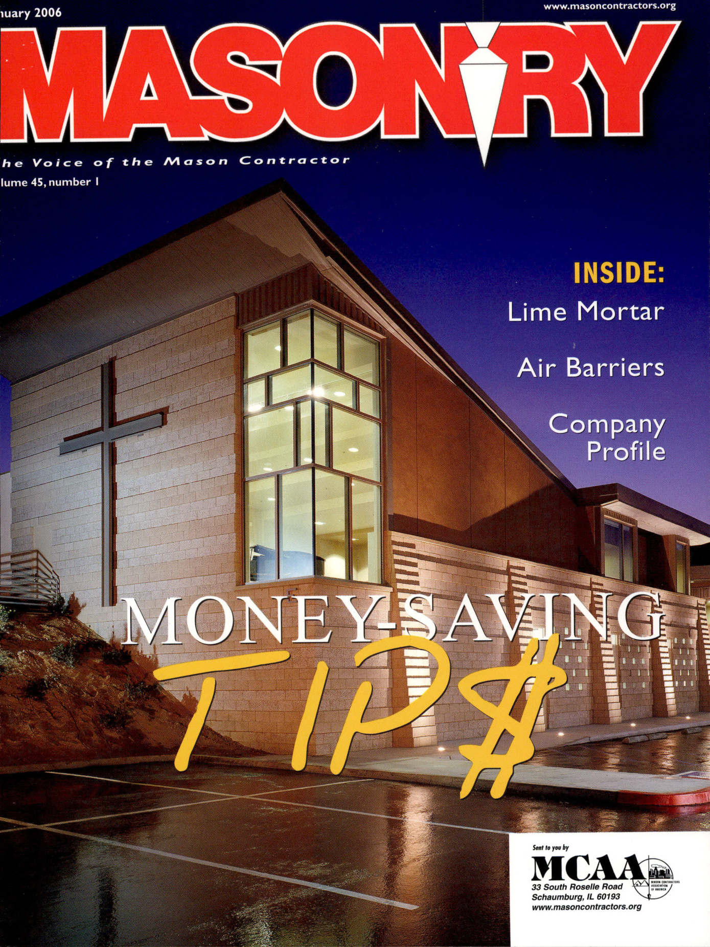 Masonry Magazine January 2006 Page. 1