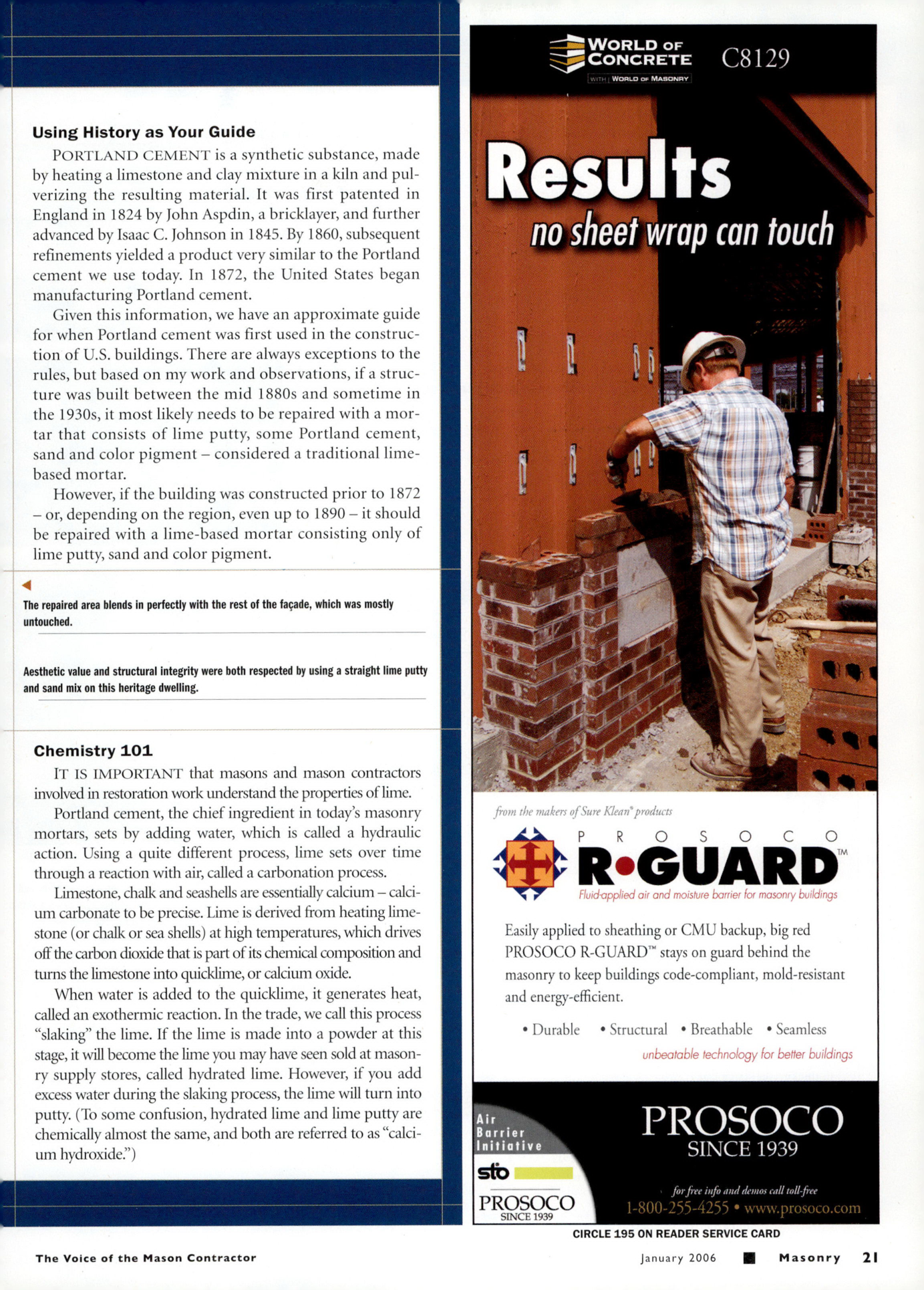 Masonry Magazine January 2006 Page. 23