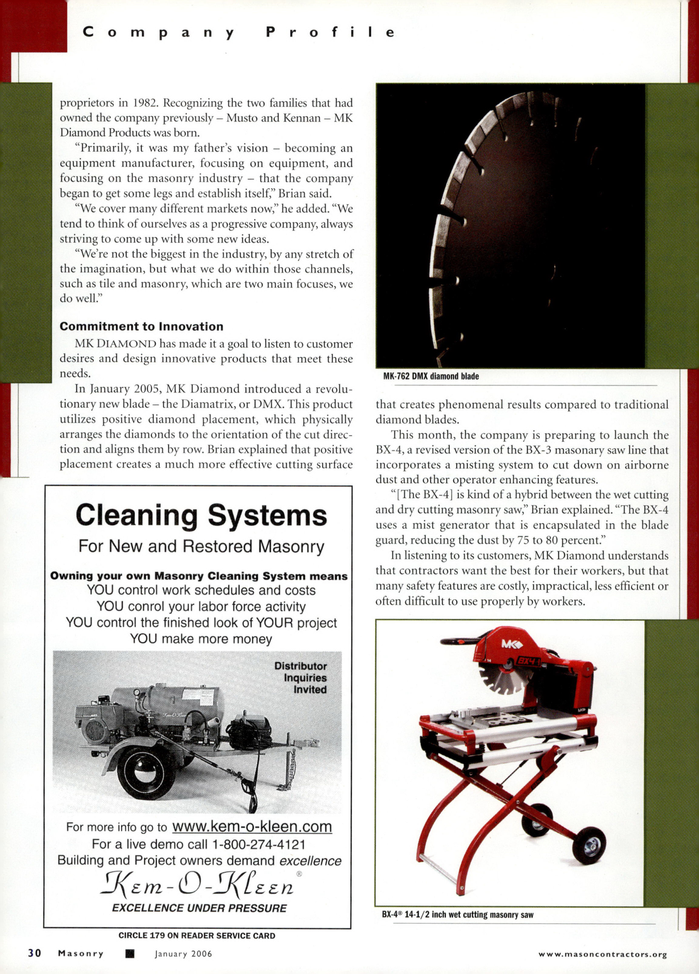 Masonry Magazine January 2006 Page. 32