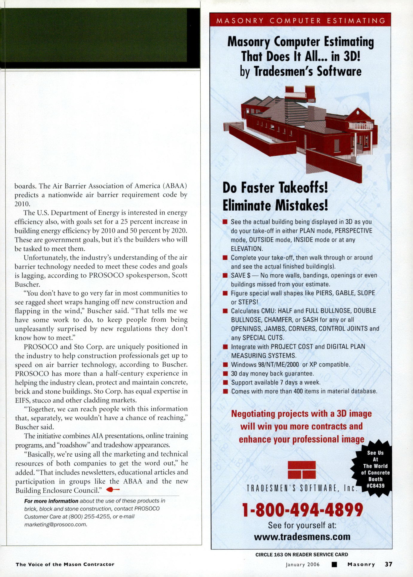 Masonry Magazine January 2006 Page. 39