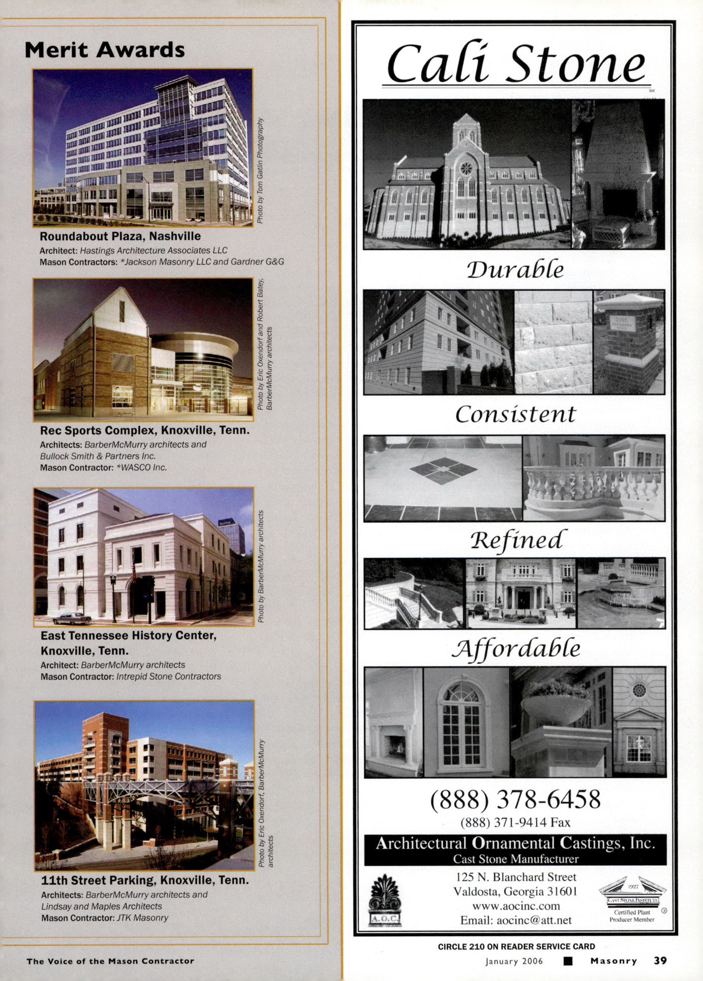 Masonry Magazine January 2006 Page. 41