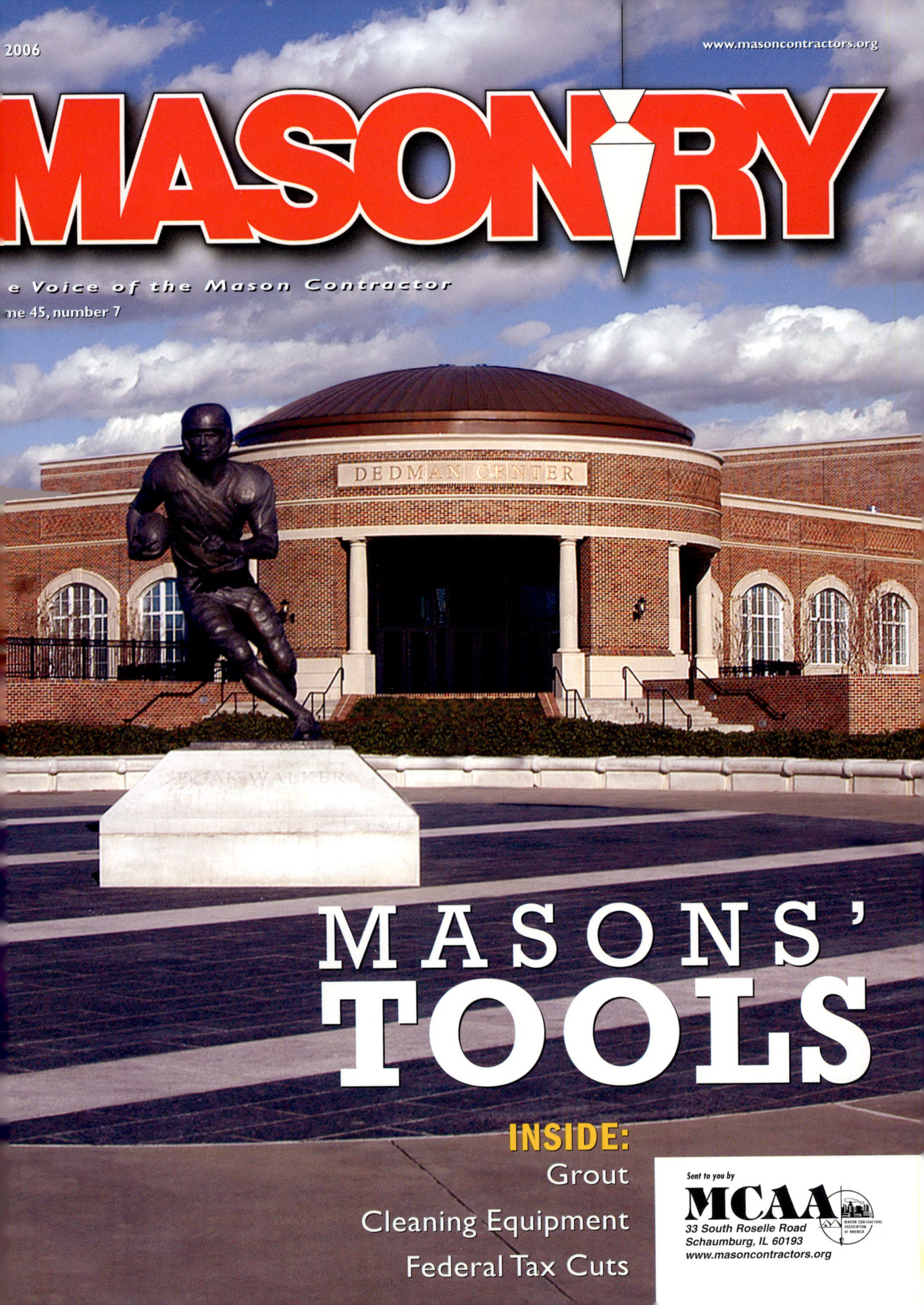 Masonry Magazine July 2006 Page. 1