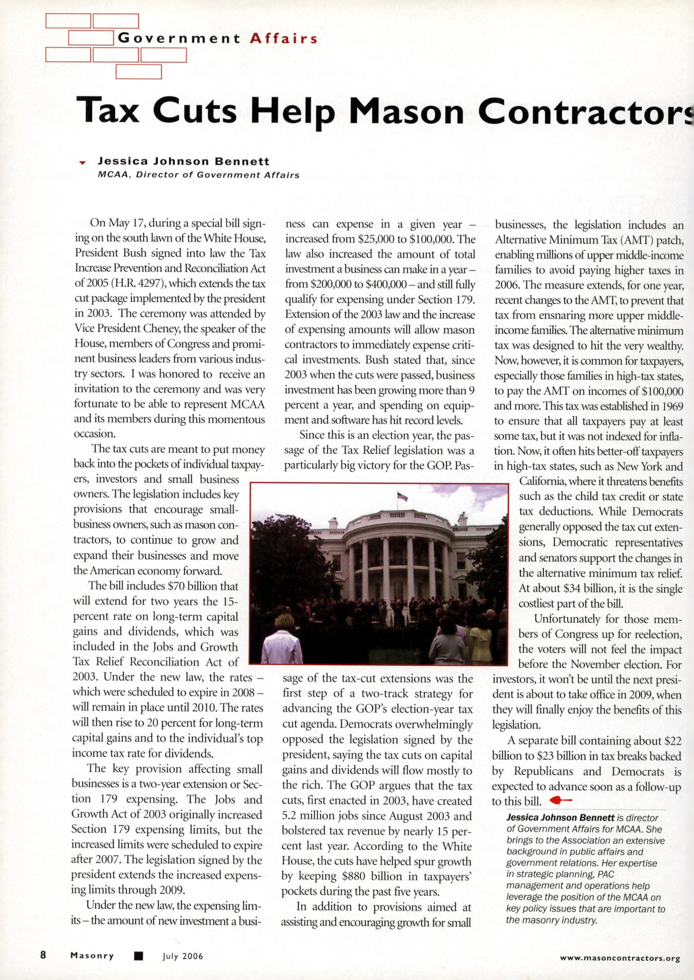 Masonry Magazine July 2006 Page. 10