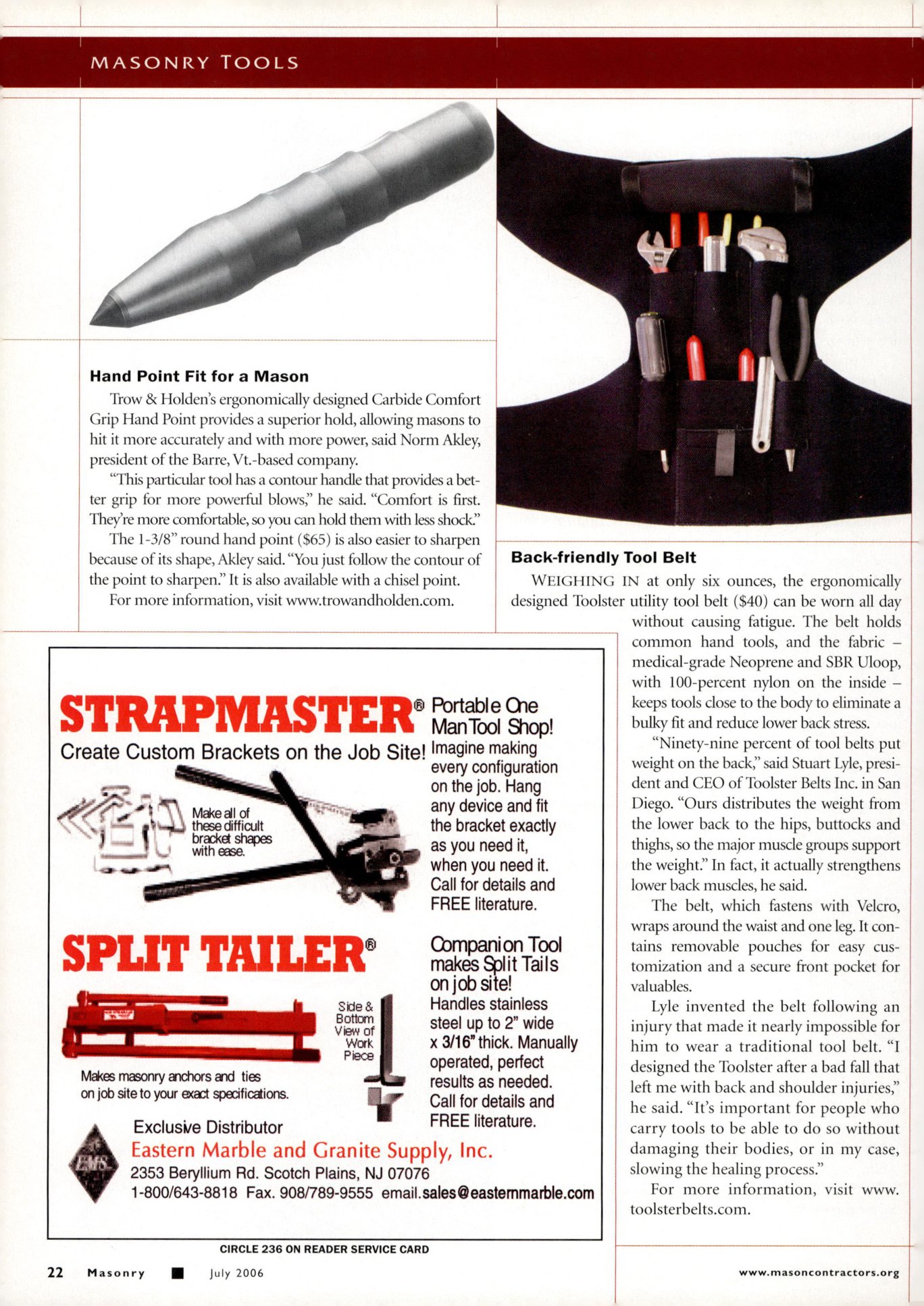 Masonry Magazine July 2006 Page. 24