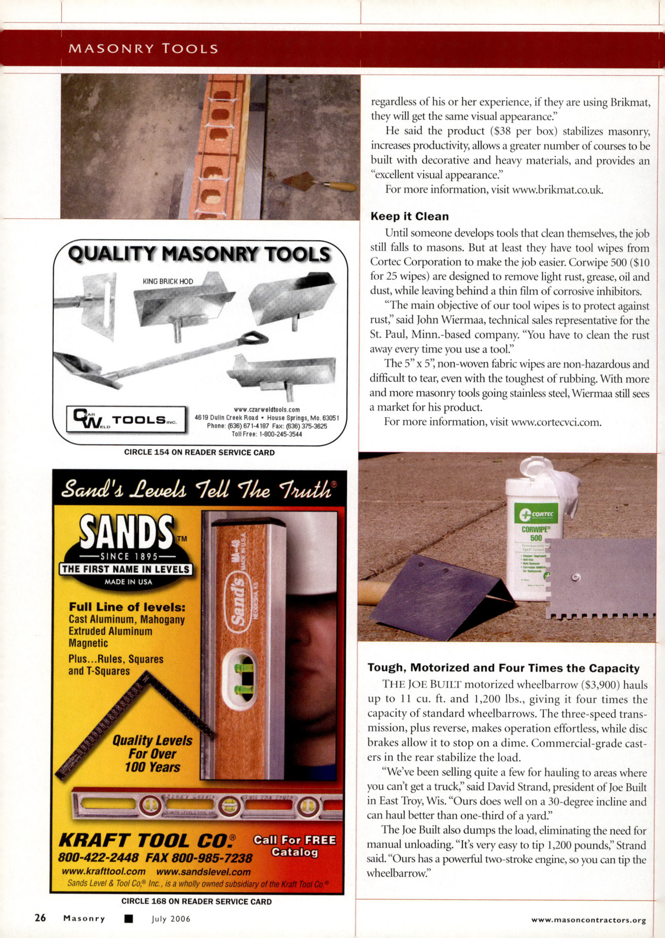 Masonry Magazine July 2006 Page. 28