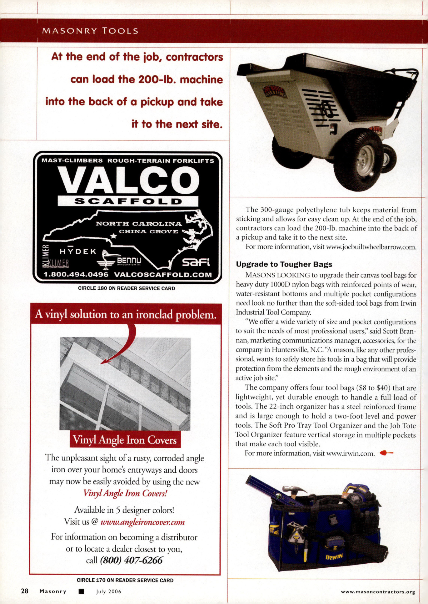 Masonry Magazine July 2006 Page. 30
