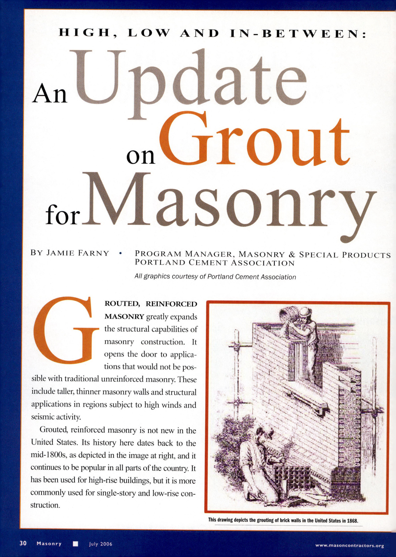 Masonry Magazine July 2006 Page. 32
