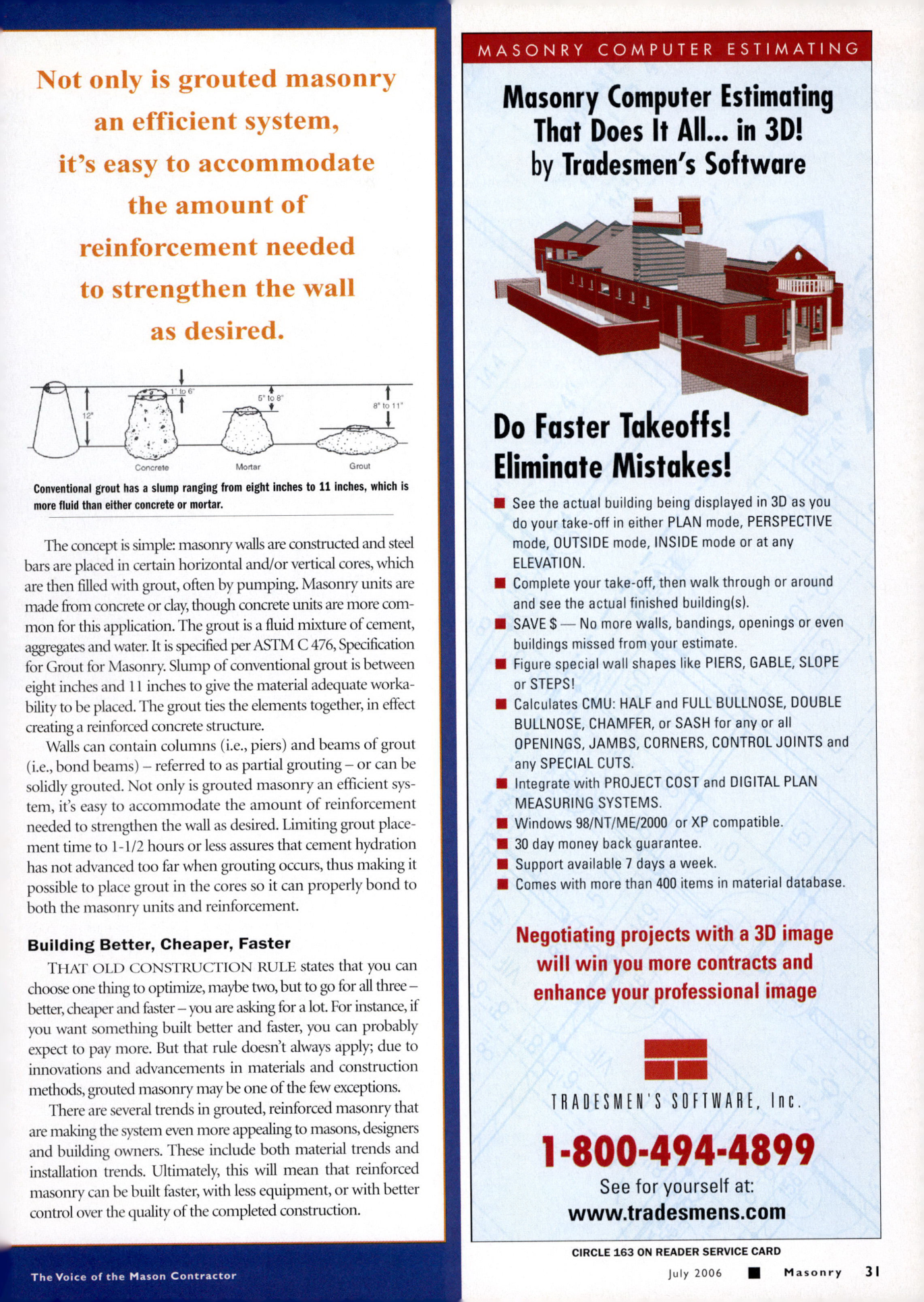 Masonry Magazine July 2006 Page. 33