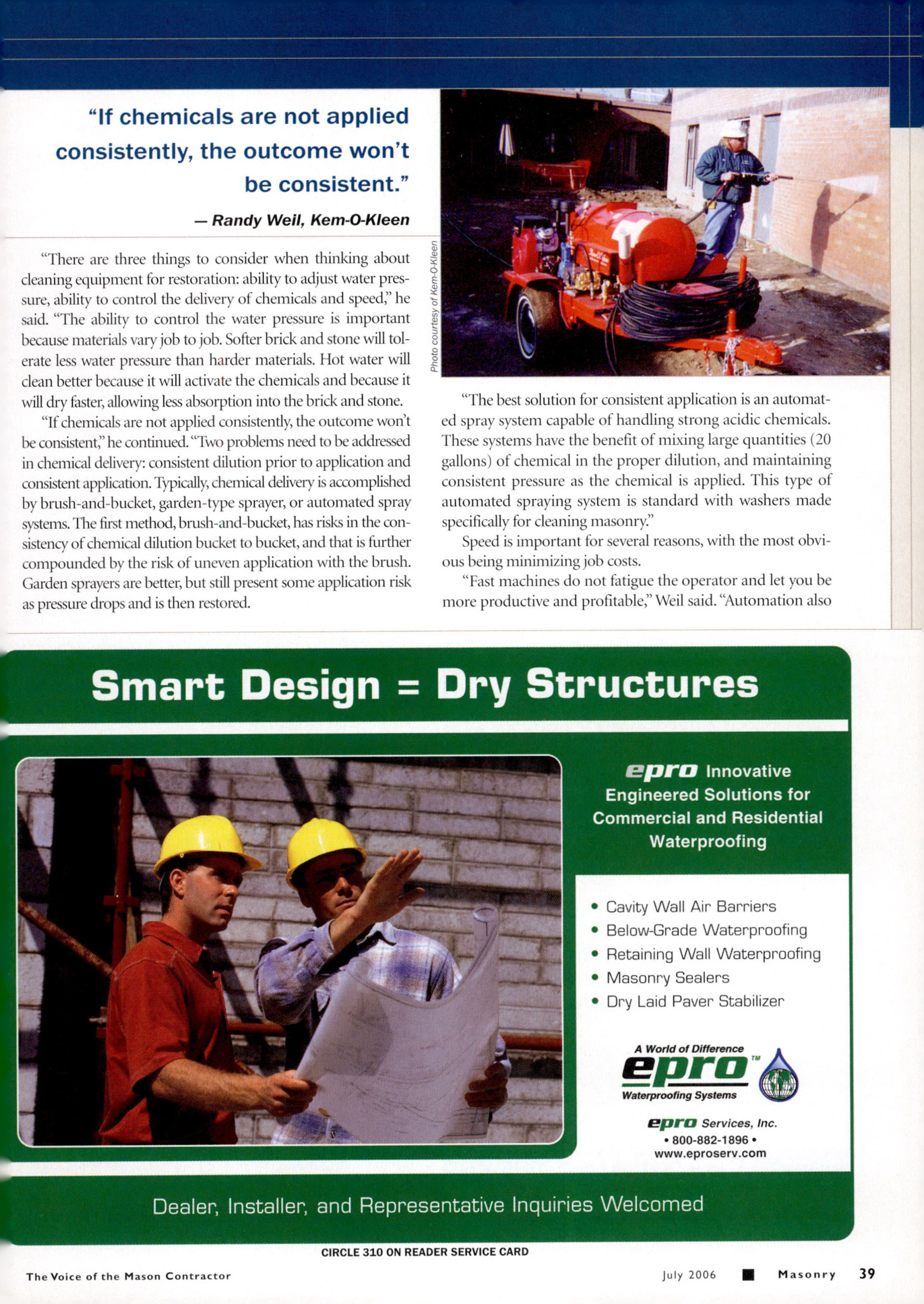 Masonry Magazine July 2006 Page. 41