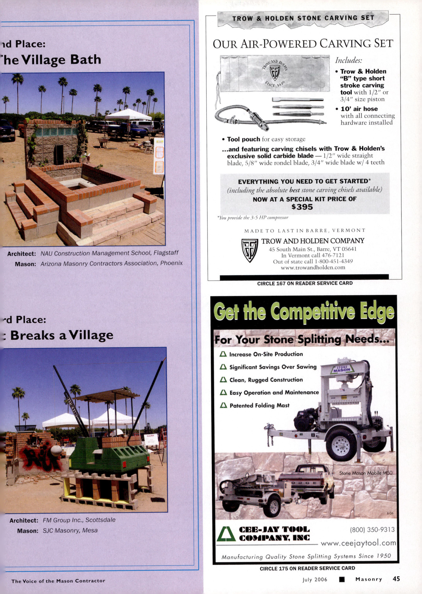 Masonry Magazine July 2006 Page. 47