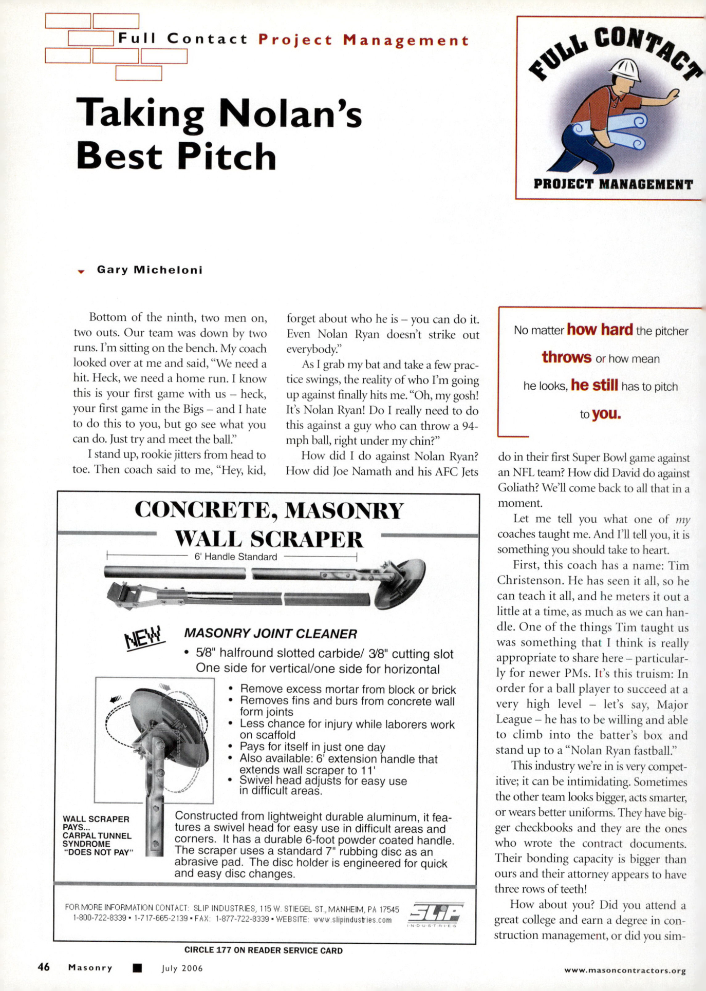 Masonry Magazine July 2006 Page. 48