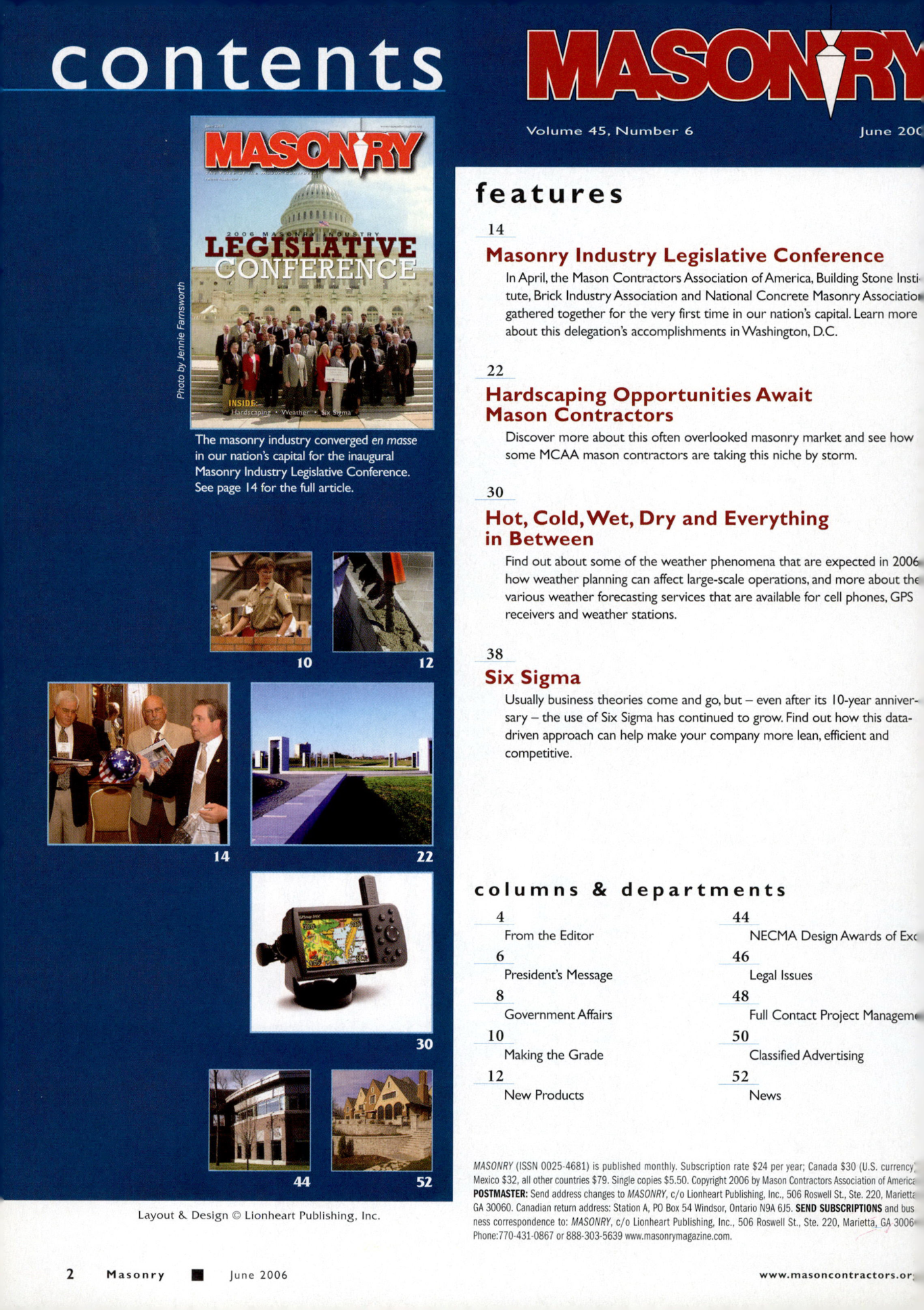 Masonry Magazine June 2006 Page. 4
