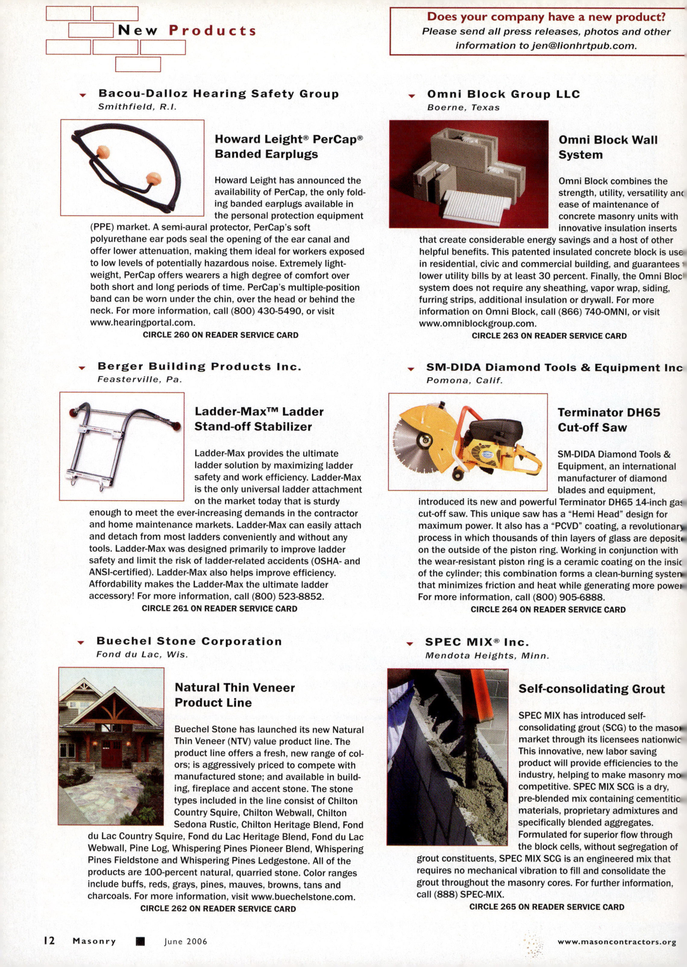 Masonry Magazine June 2006 Page. 14