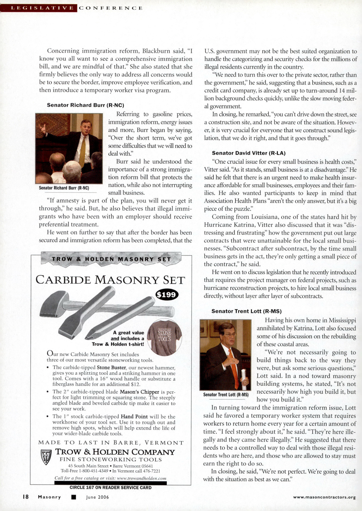 Masonry Magazine June 2006 Page. 20