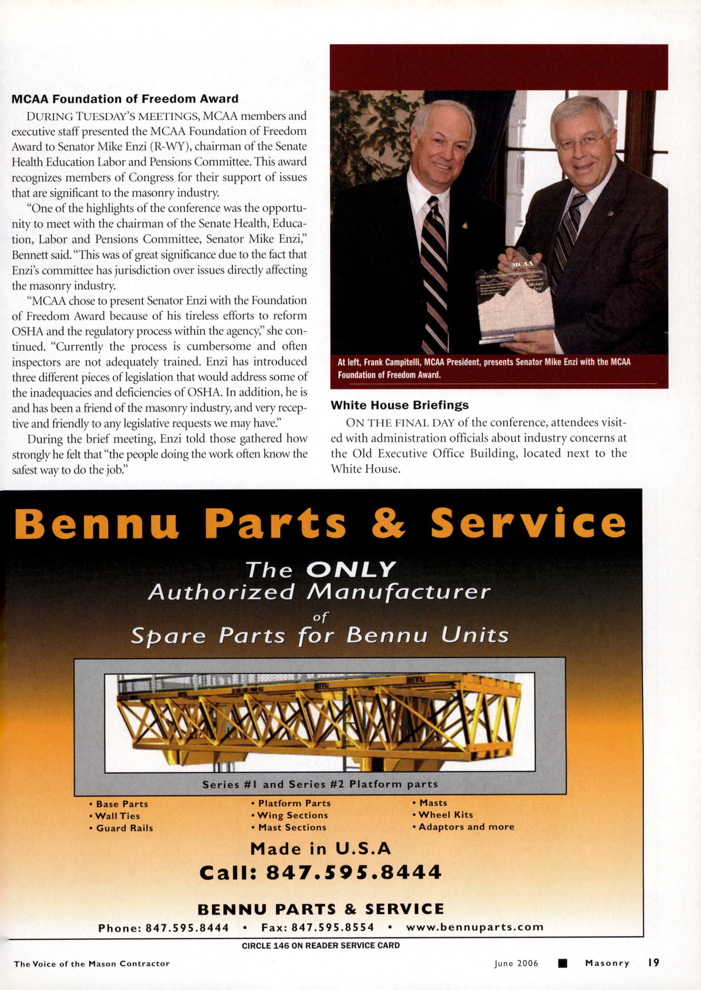 Masonry Magazine June 2006 Page. 21
