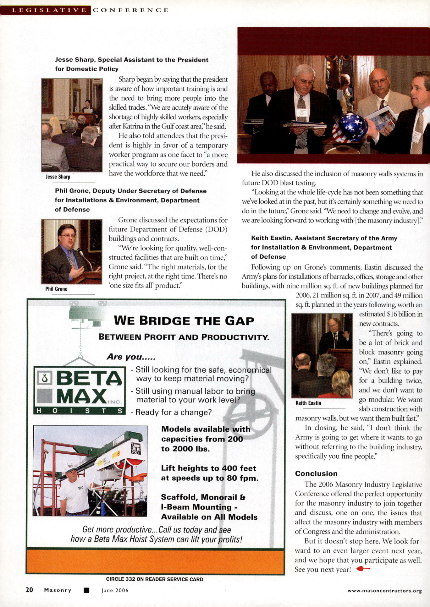 Masonry Magazine June 2006 Page. 22