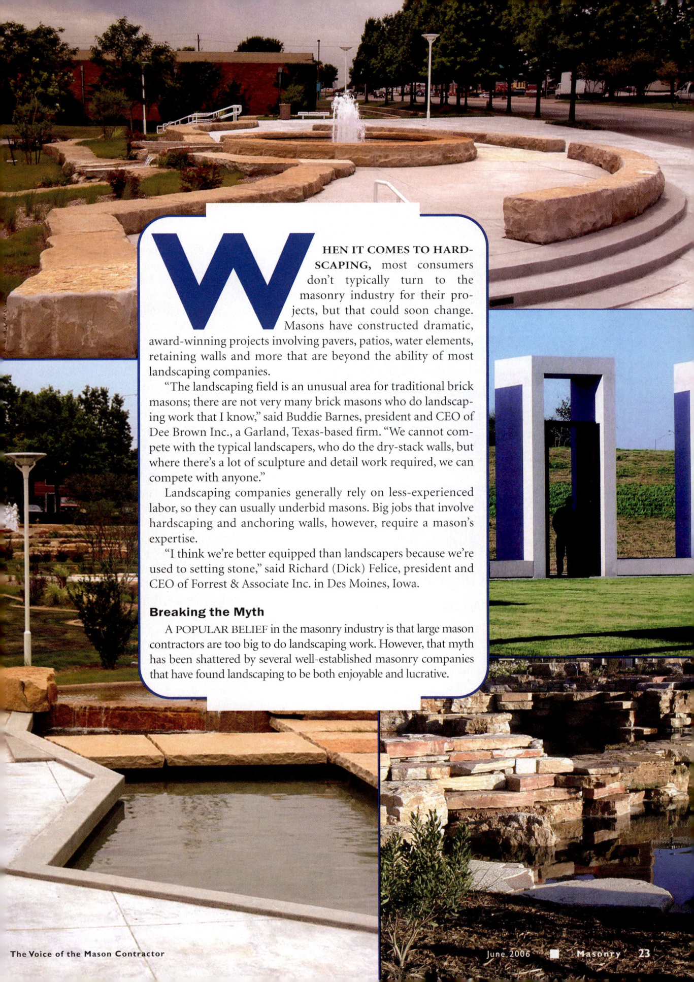 Masonry Magazine June 2006 Page. 25