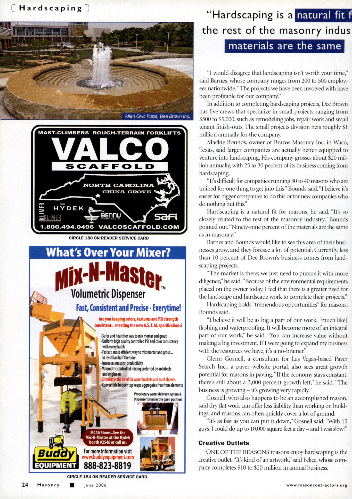 Masonry Magazine June 2006 Page. 26