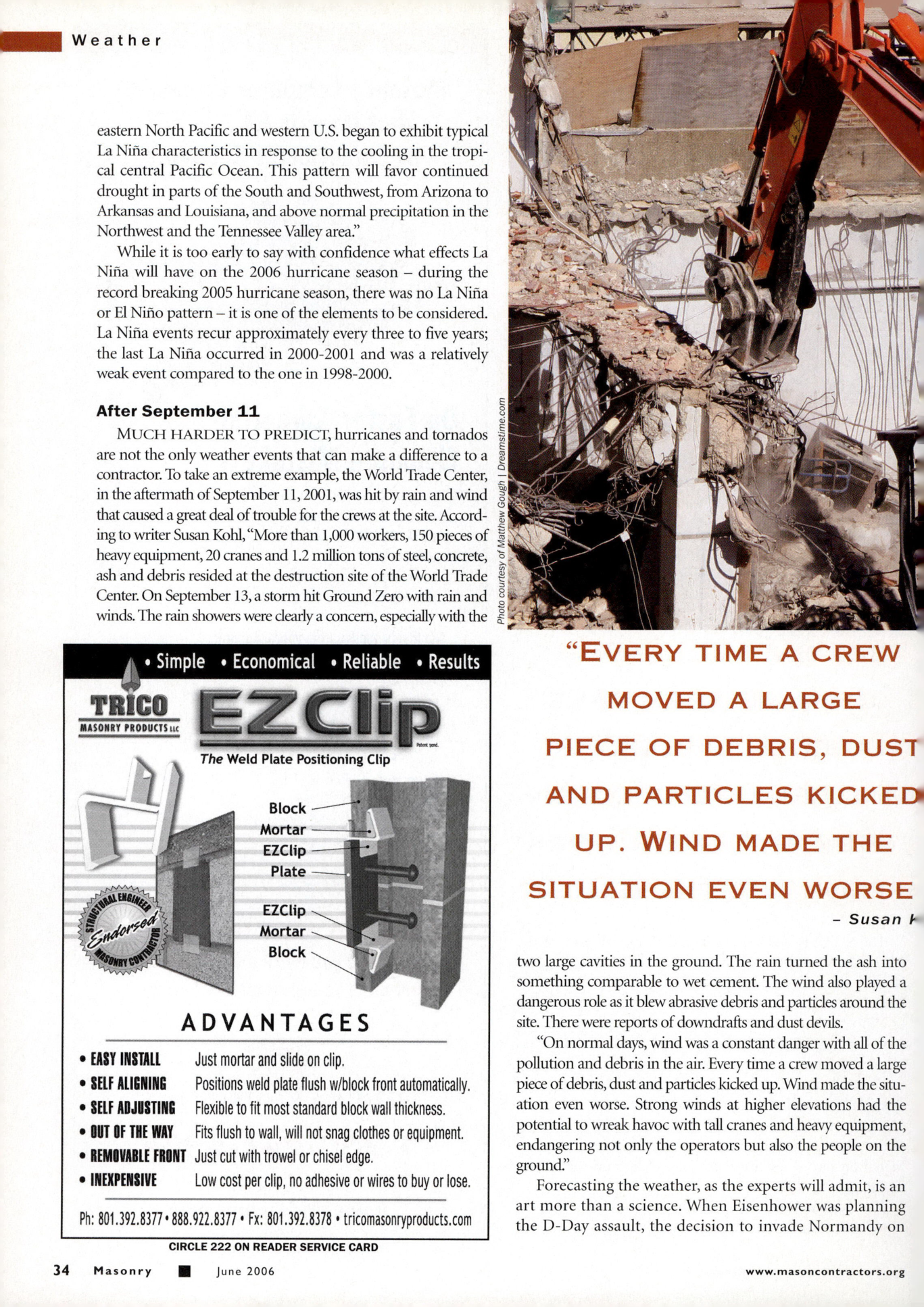 Masonry Magazine June 2006 Page. 36