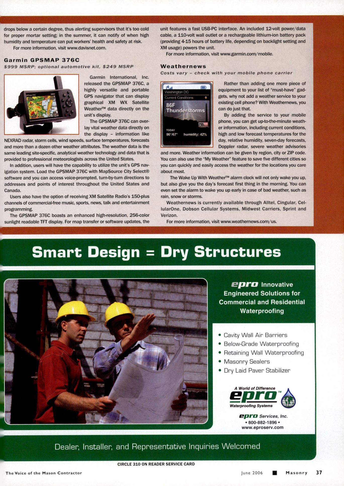 Masonry Magazine June 2006 Page. 39