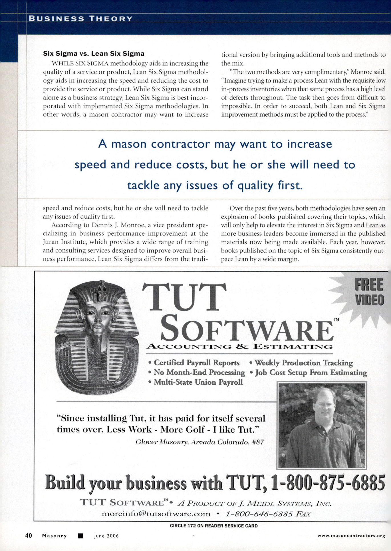 Masonry Magazine June 2006 Page. 42