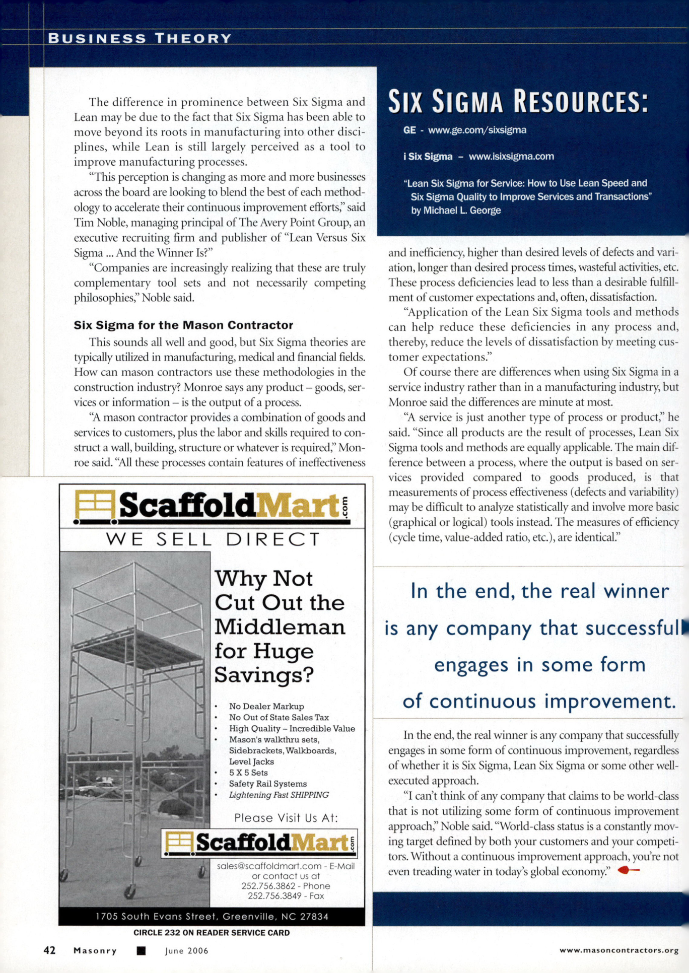 Masonry Magazine June 2006 Page. 44