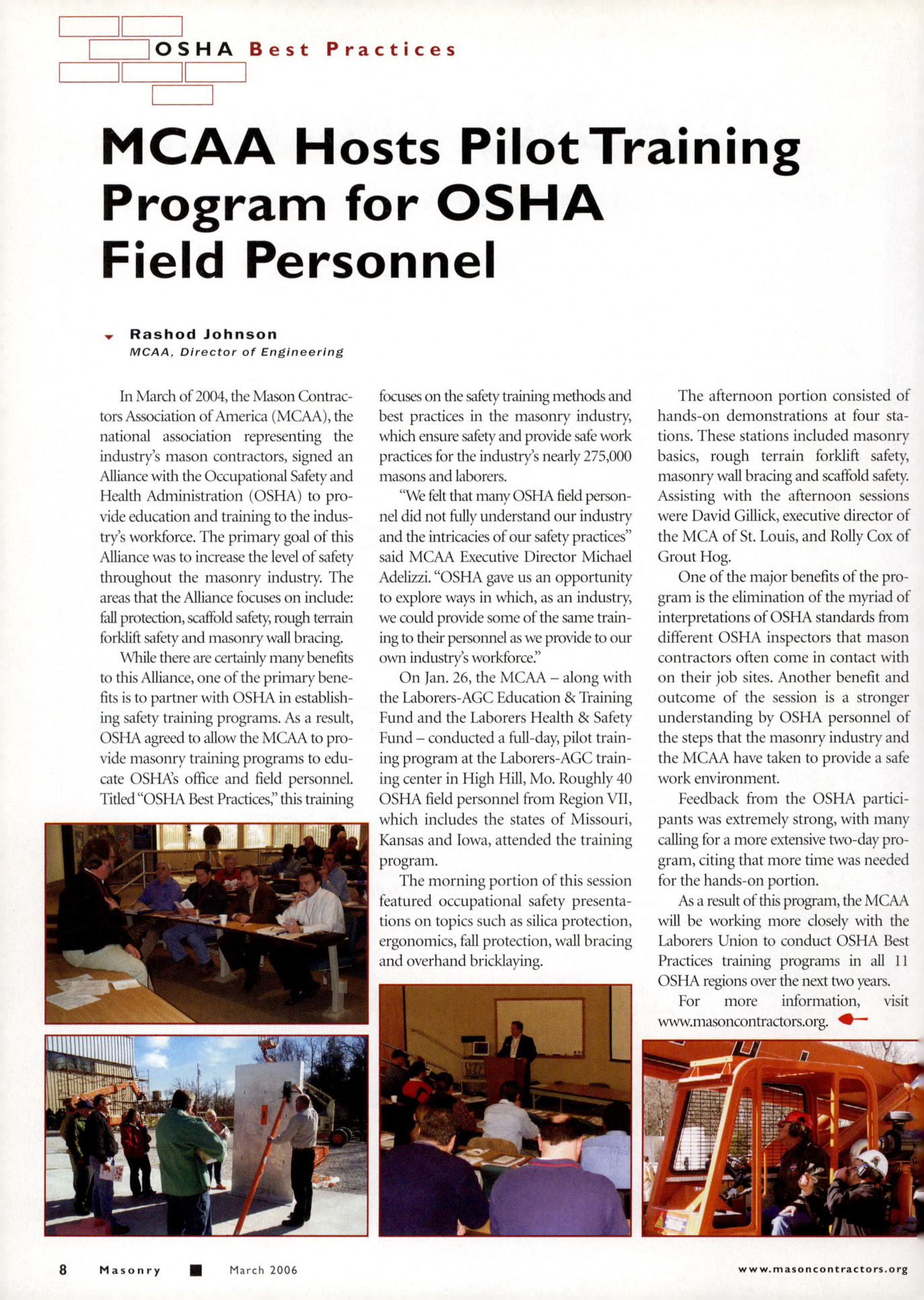 Masonry Magazine March 2006 Page. 10