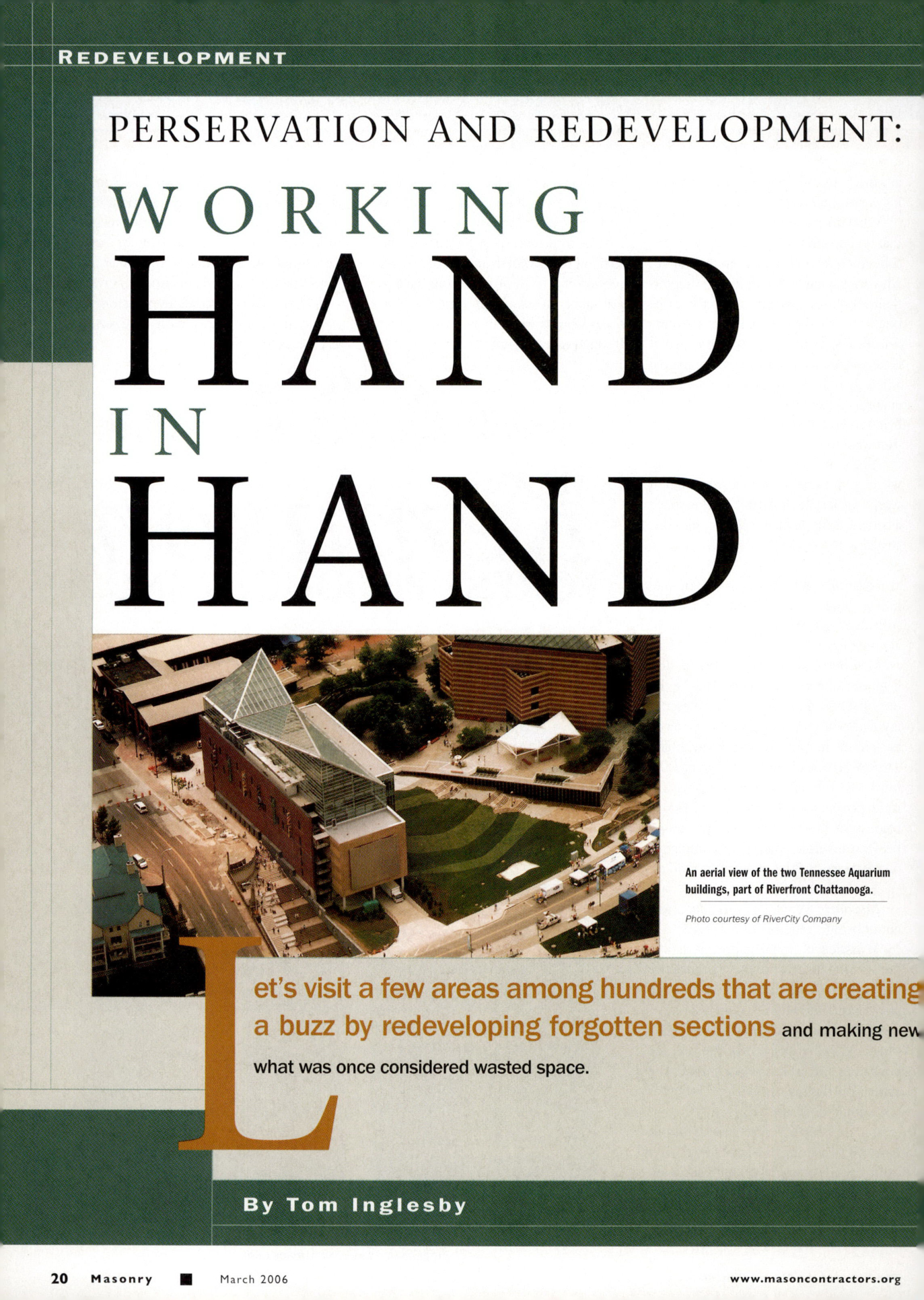 Masonry Magazine March 2006 Page. 22