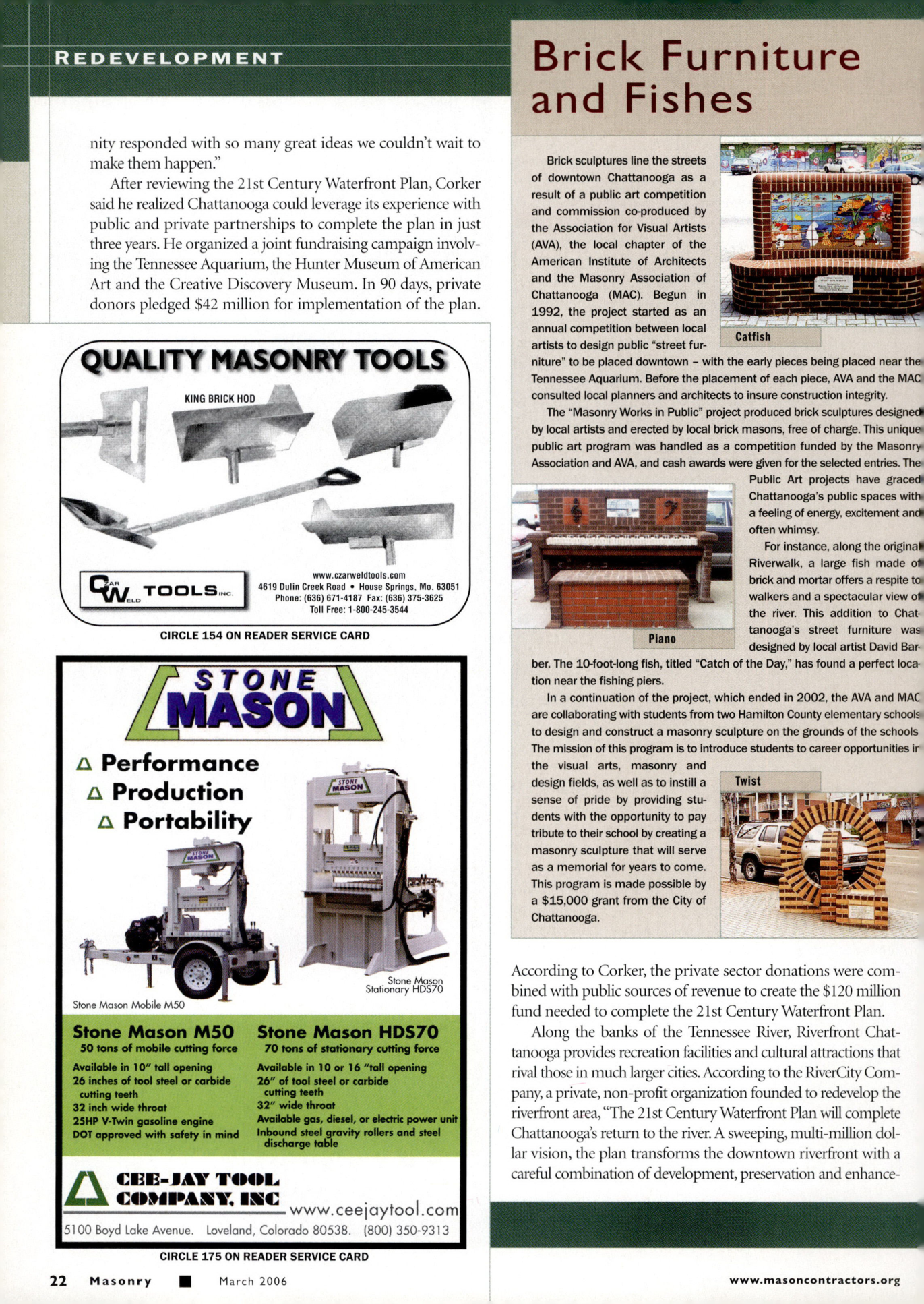Masonry Magazine March 2006 Page. 24