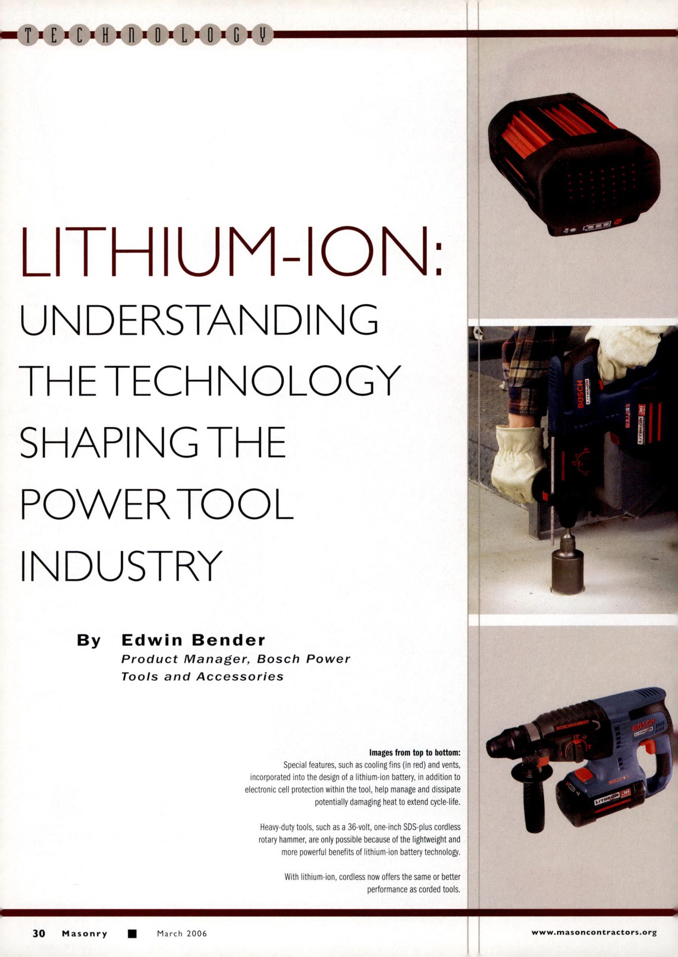 Masonry Magazine March 2006 Page. 32