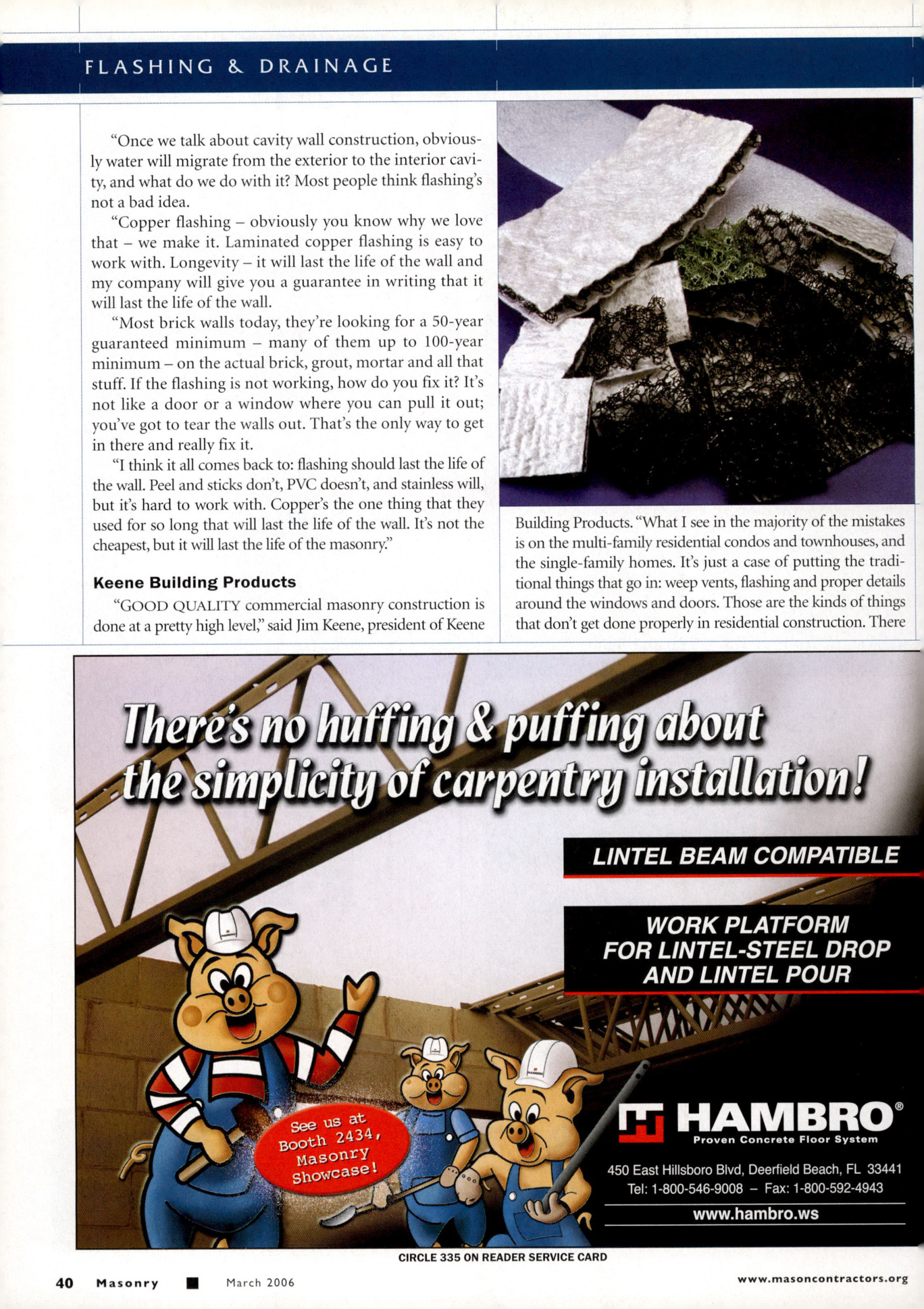 Masonry Magazine March 2006 Page. 42