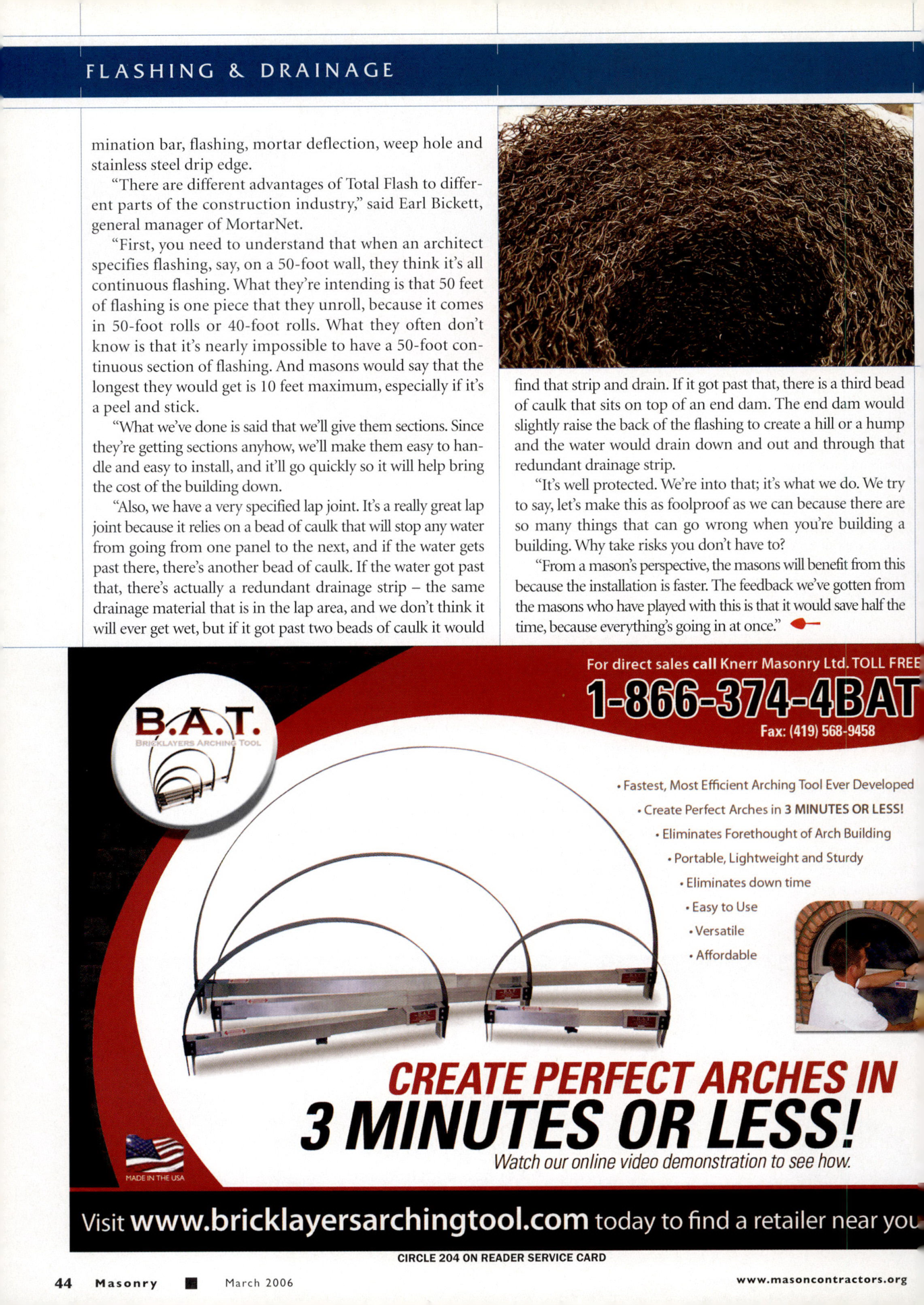 Masonry Magazine March 2006 Page. 46
