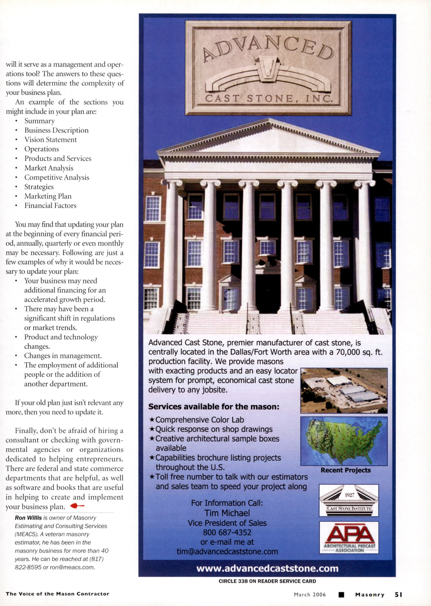 Masonry Magazine March 2006 Page. 53