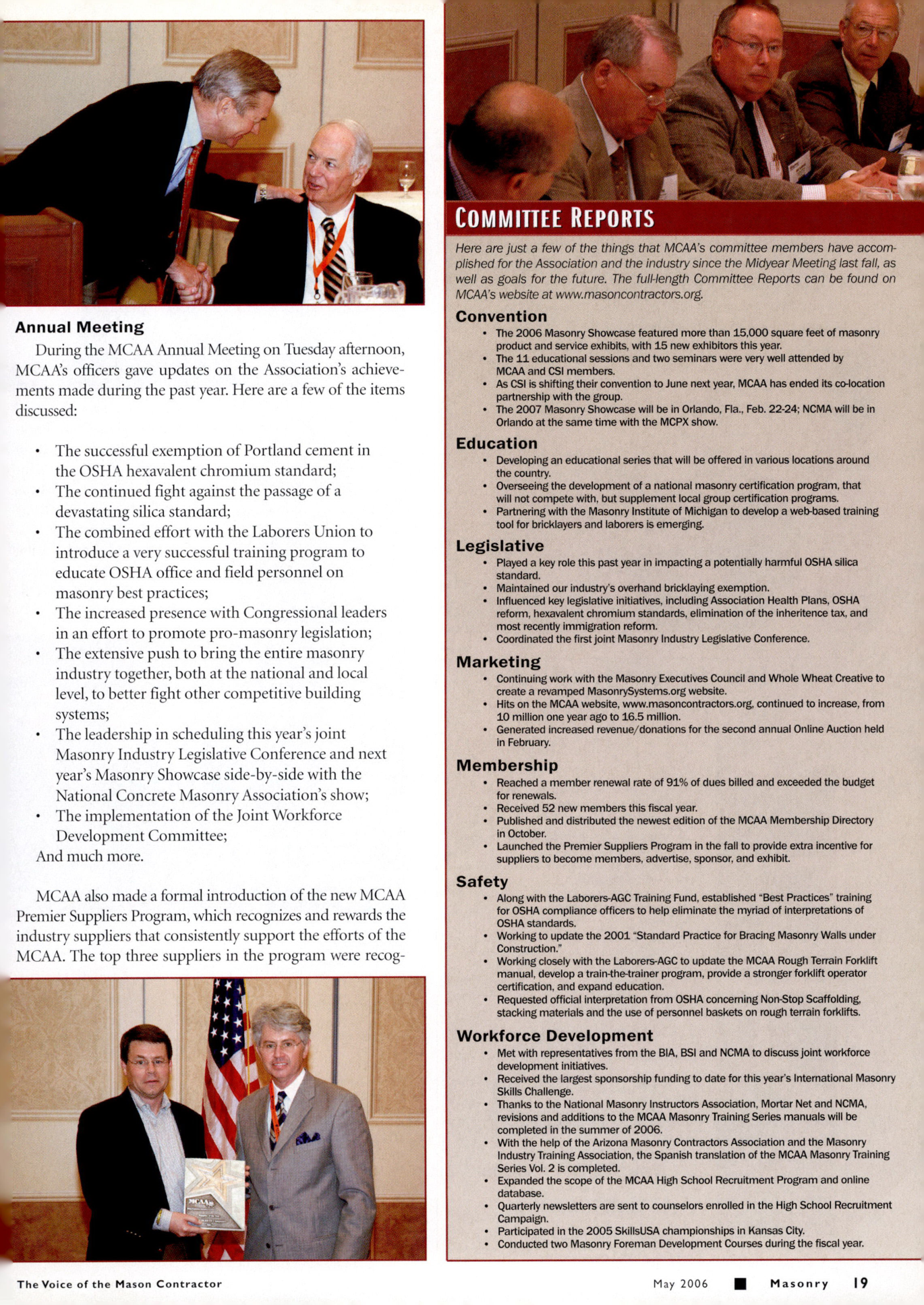 Masonry Magazine May 2006 Page. 21
