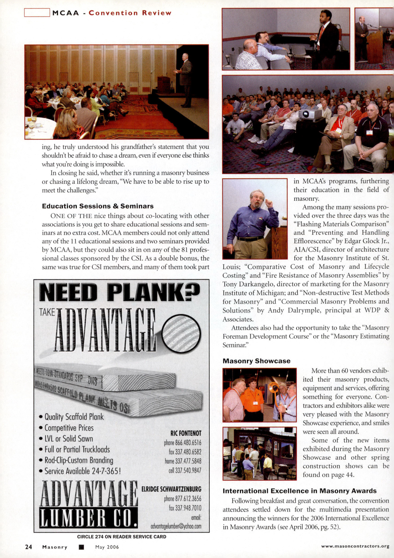 Masonry Magazine May 2006 Page. 26