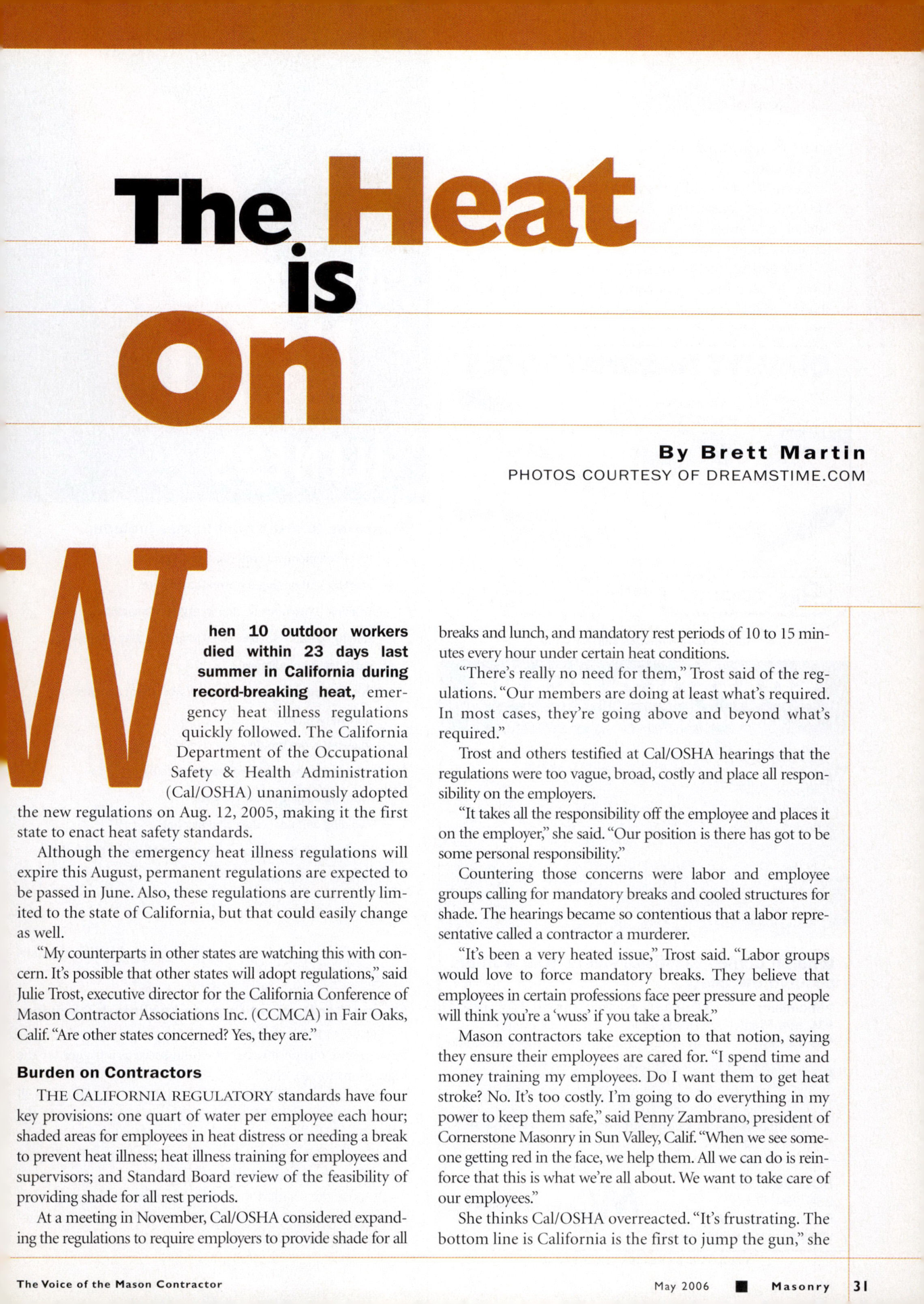 Masonry Magazine May 2006 Page. 33