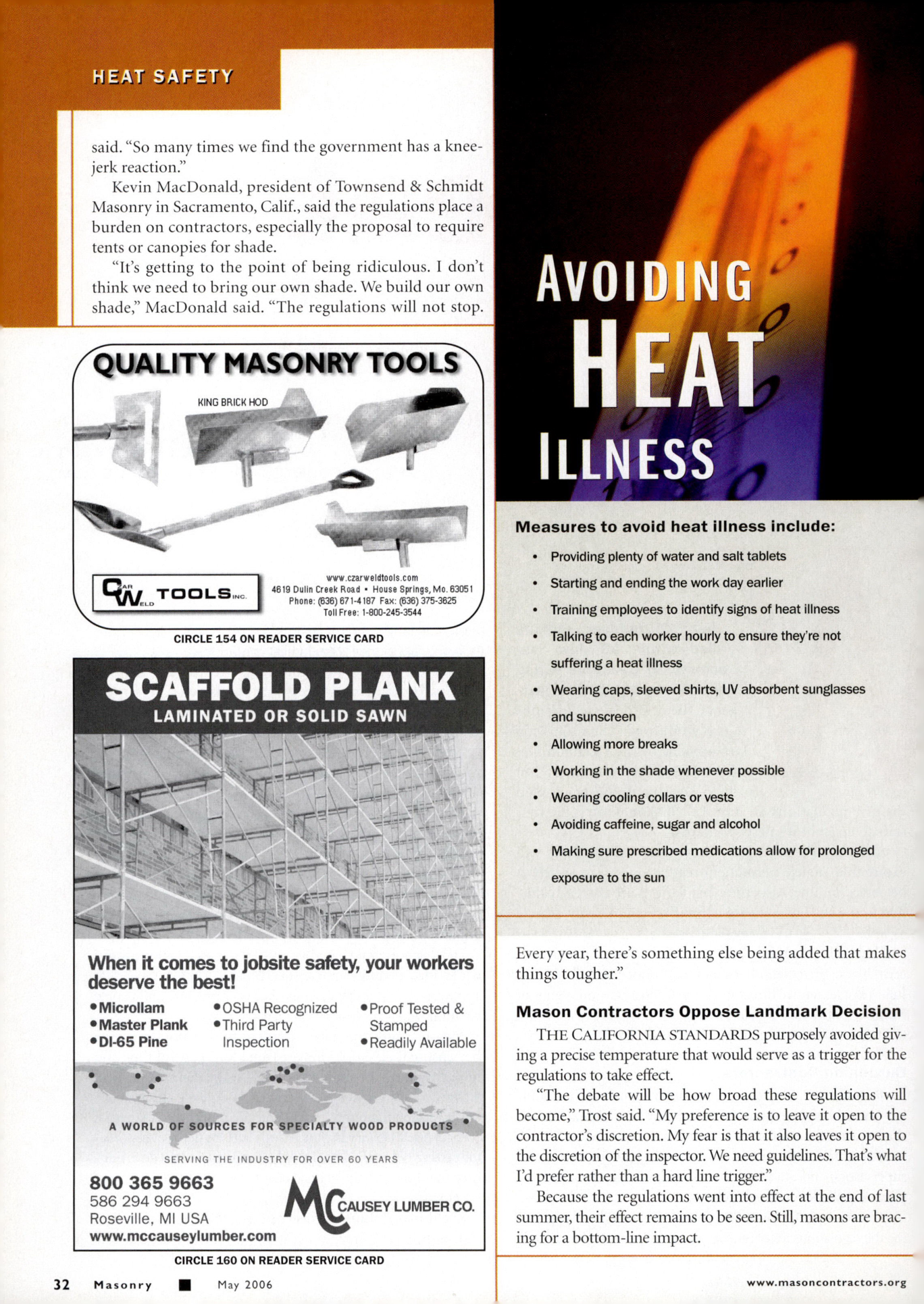 Masonry Magazine May 2006 Page. 34