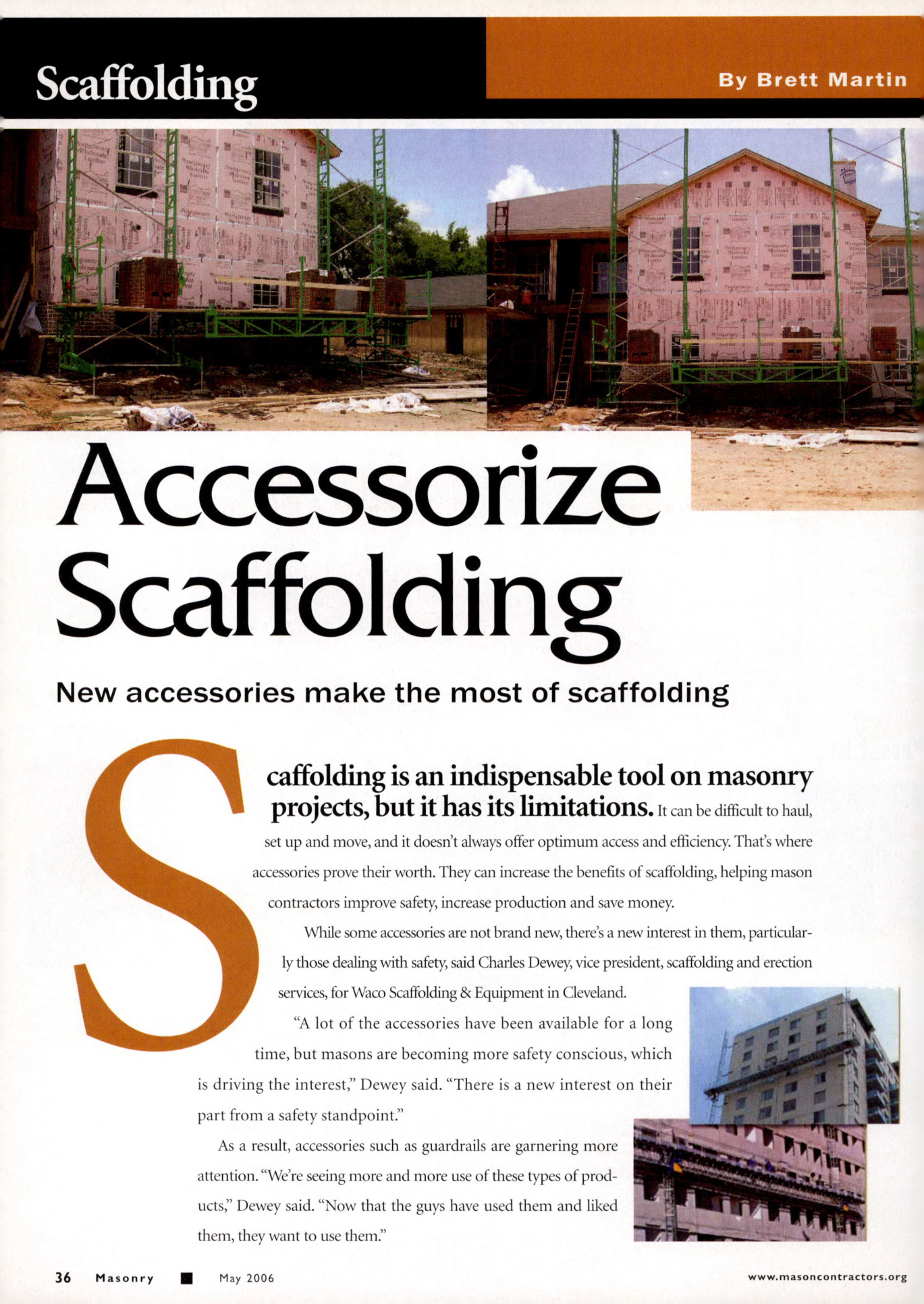 Masonry Magazine May 2006 Page. 38