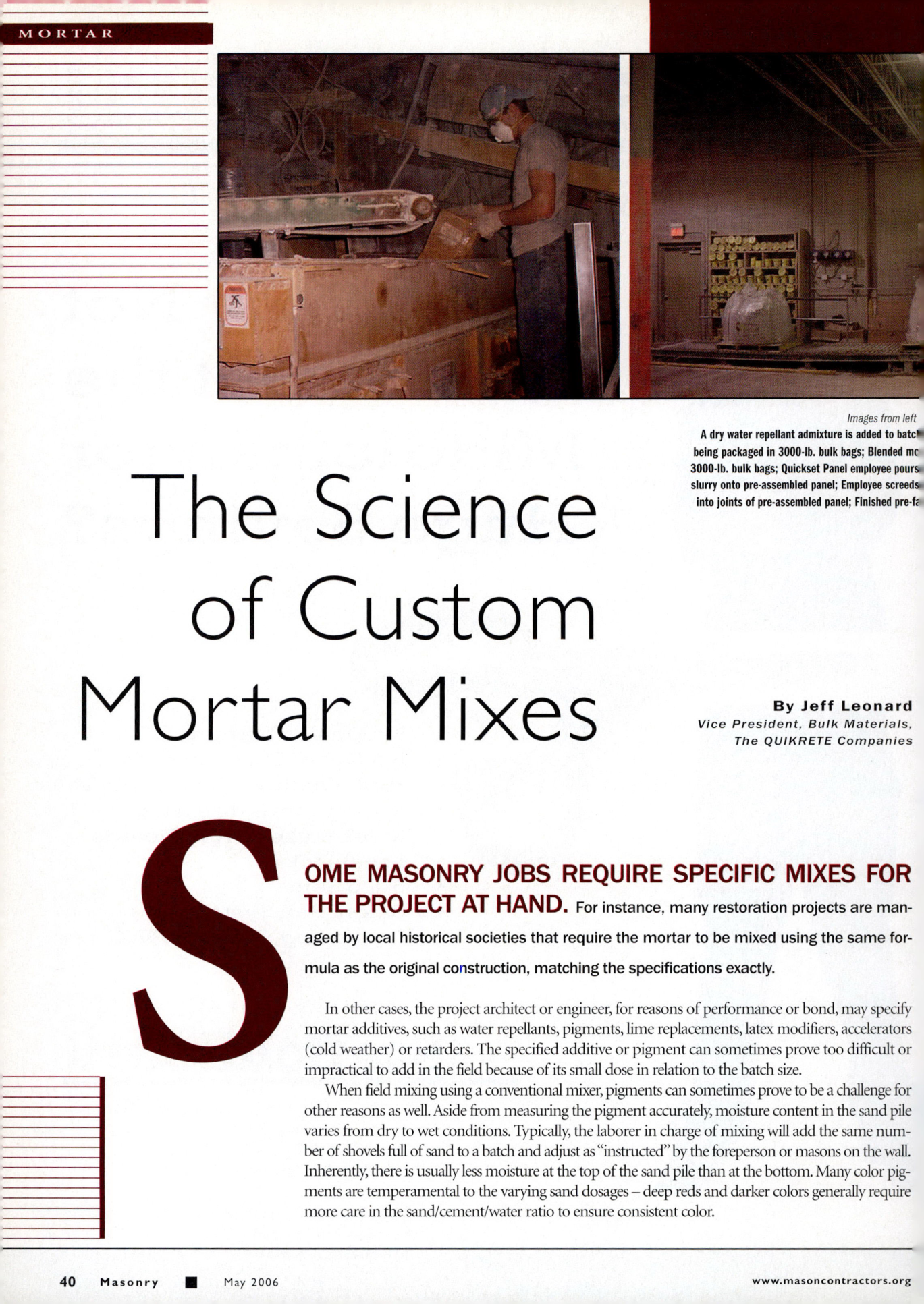 Masonry Magazine May 2006 Page. 42