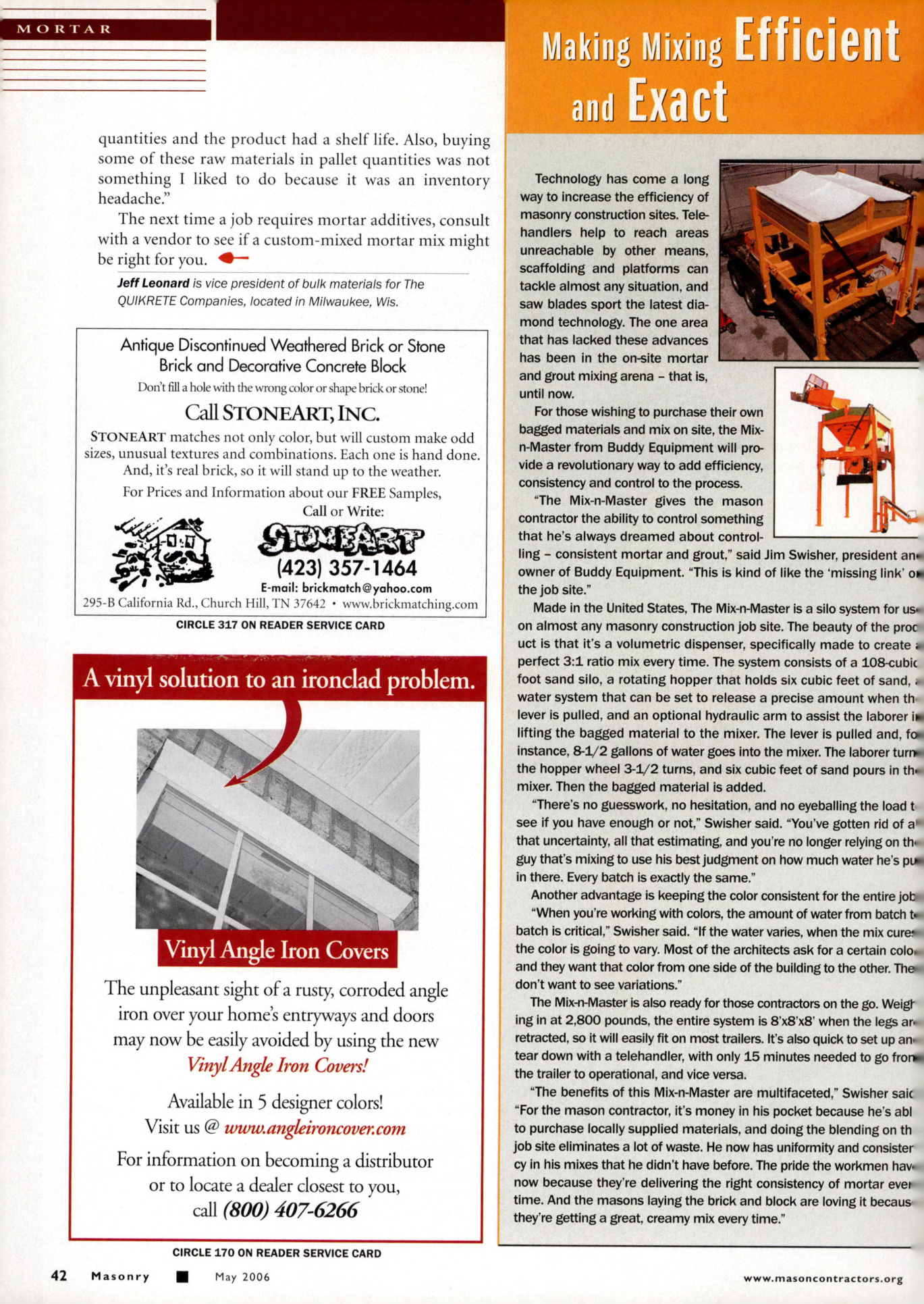 Masonry Magazine May 2006 Page. 44