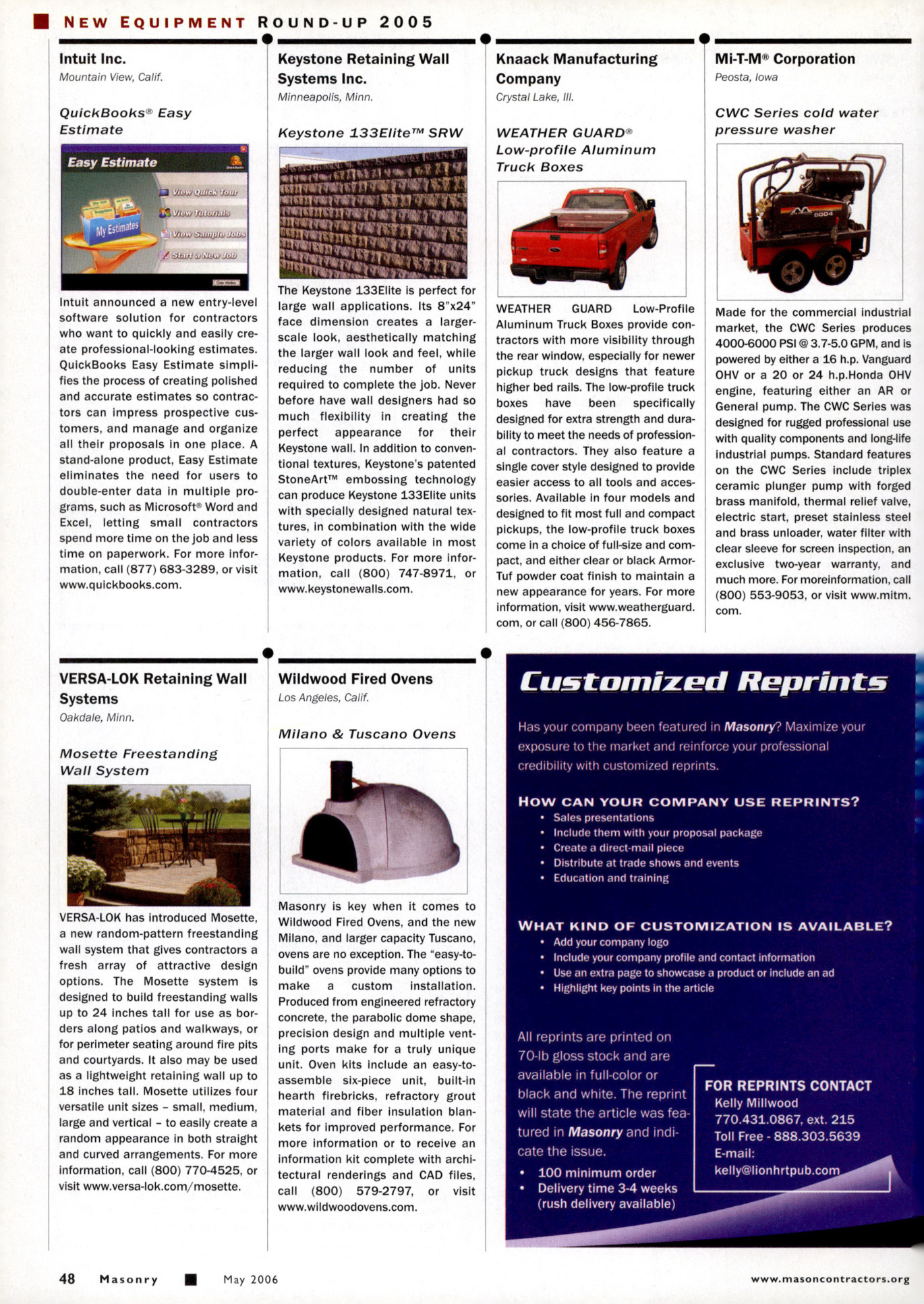 Masonry Magazine May 2006 Page. 50