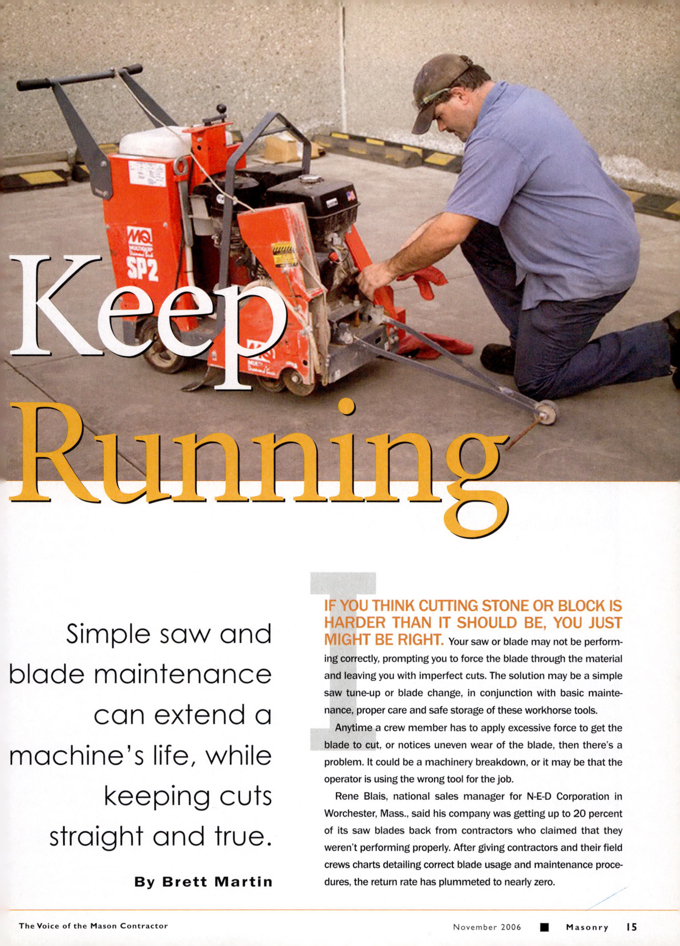 Masonry Magazine November 2006 Page. 17