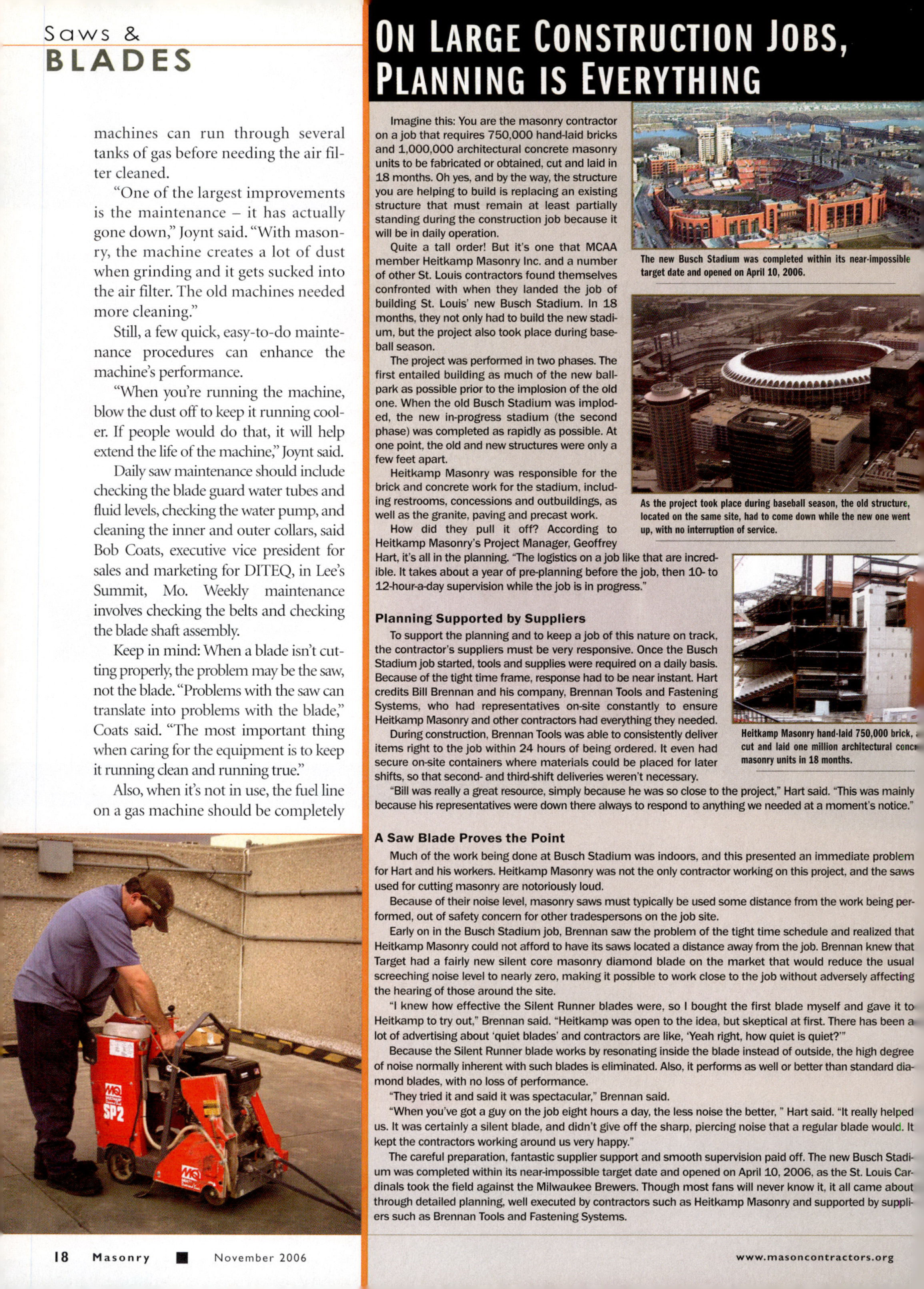 Masonry Magazine November 2006 Page. 20