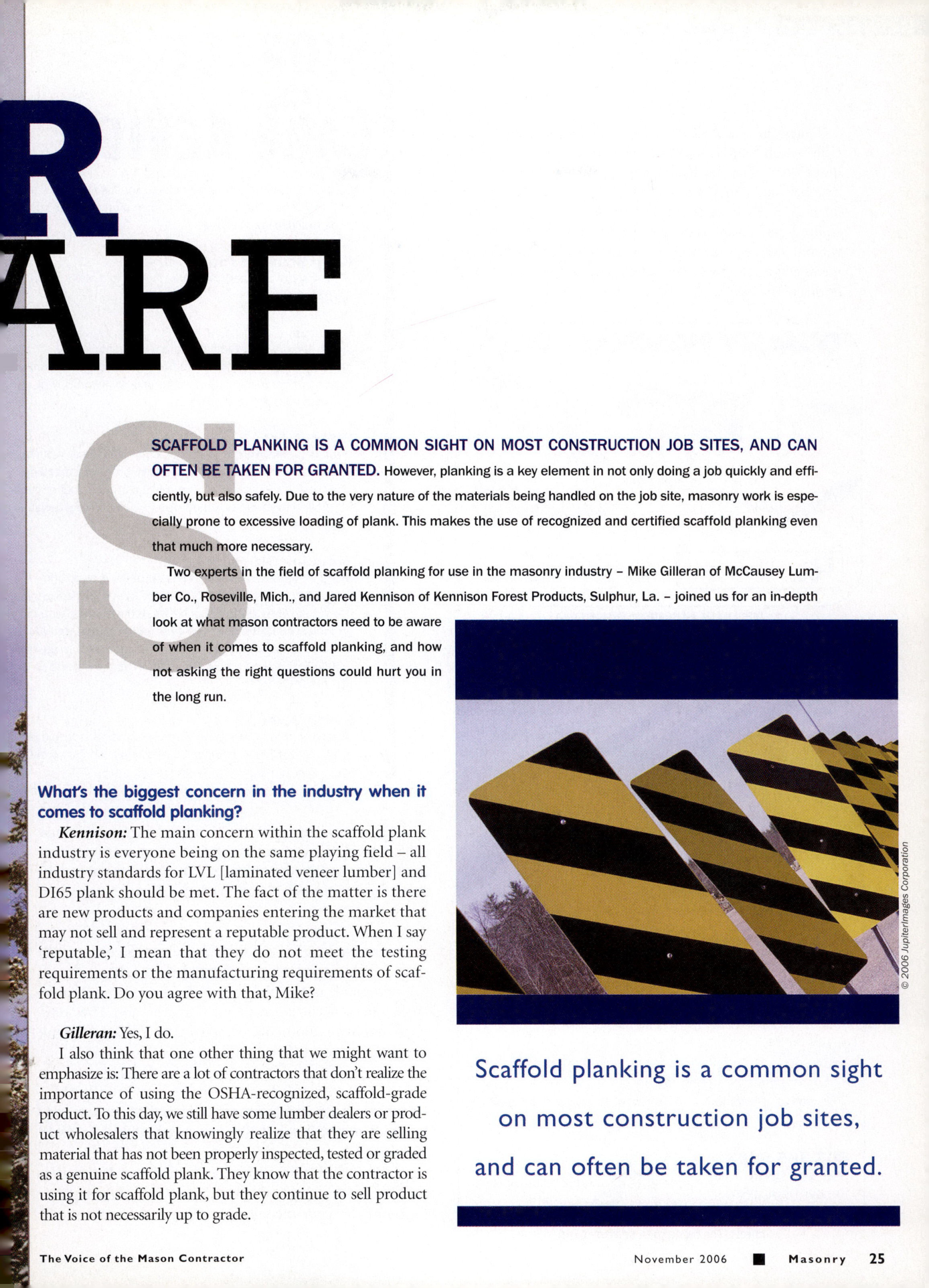 Masonry Magazine November 2006 Page. 27