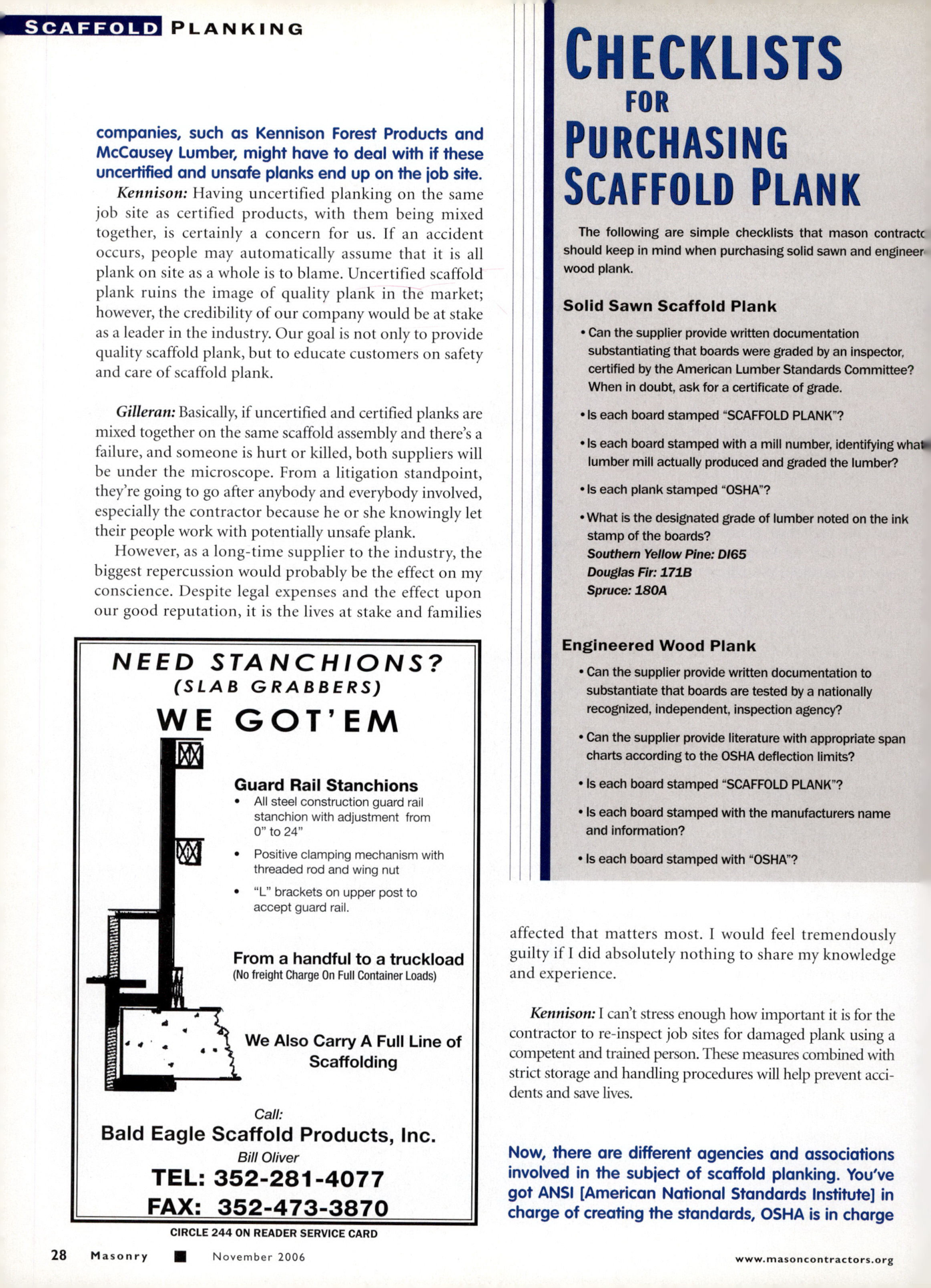 Masonry Magazine November 2006 Page. 30