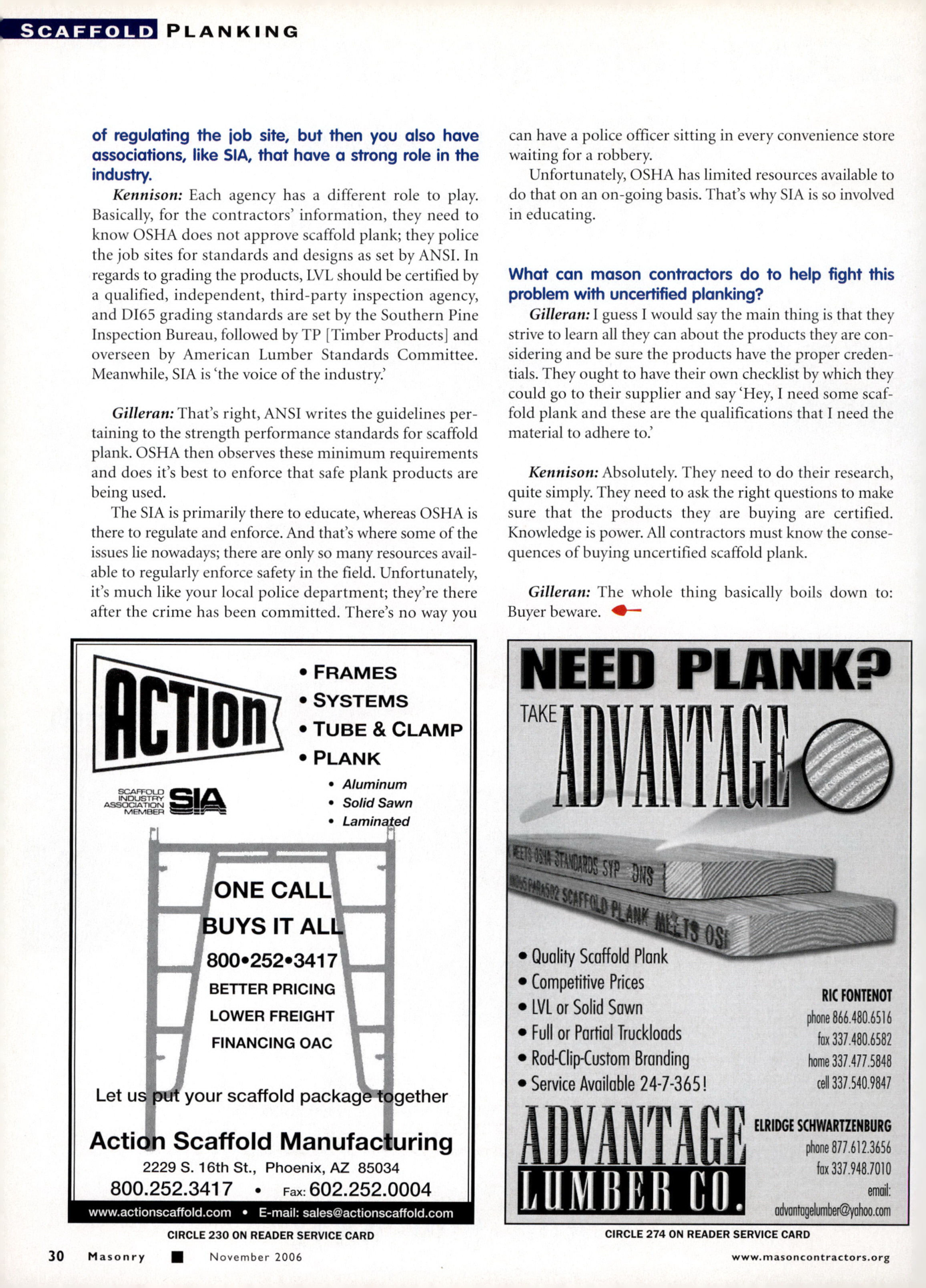 Masonry Magazine November 2006 Page. 32