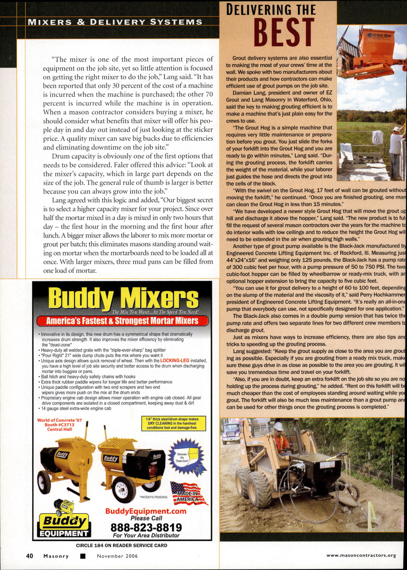 Masonry Magazine November 2006 Page. 42