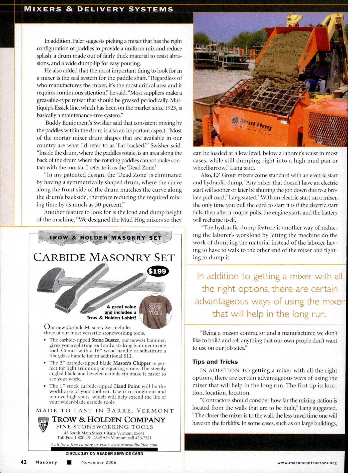 Masonry Magazine November 2006 Page. 44