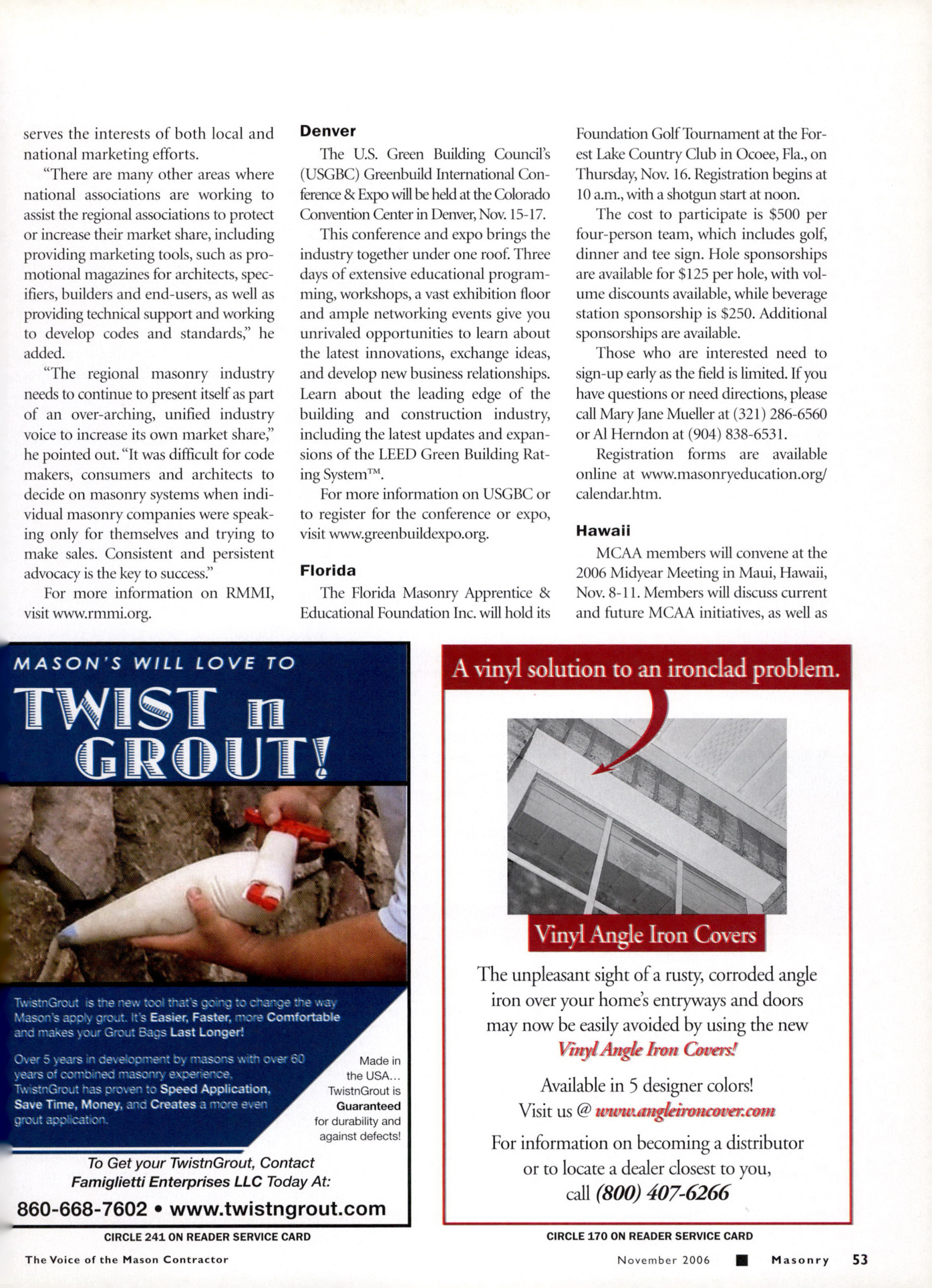 Masonry Magazine November 2006 Page. 55