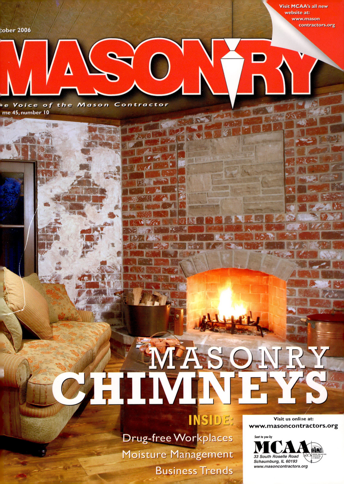 Masonry Magazine October 2006 Page. 1